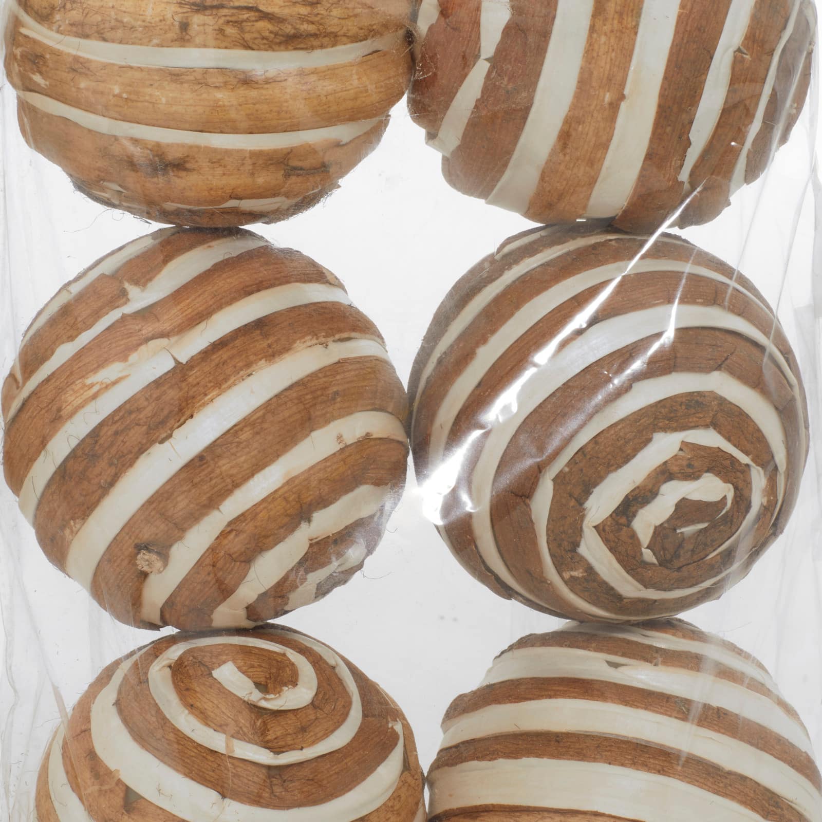 4" Natural Dried Floral Sola Ball Vase Filler Set