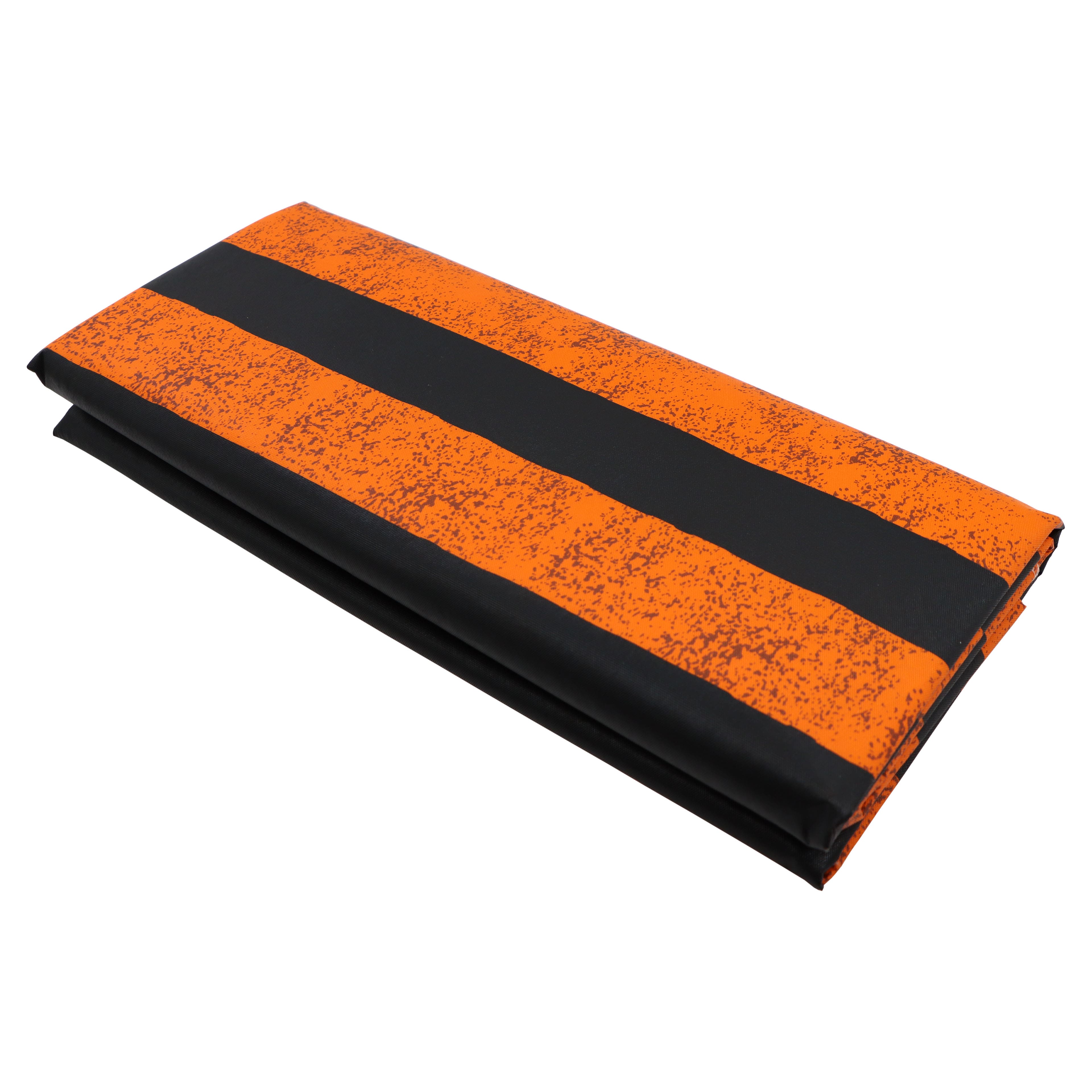 52" x 70" Halloween Orange & Black Stripe Tablecloth by Celebrate It™