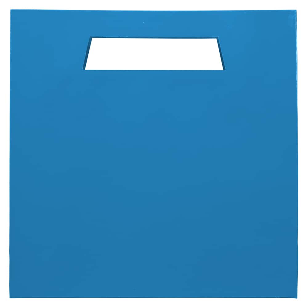 JAM Paper Large Blue Heavy Duty Bags with Trapezoid Handle, 100ct.