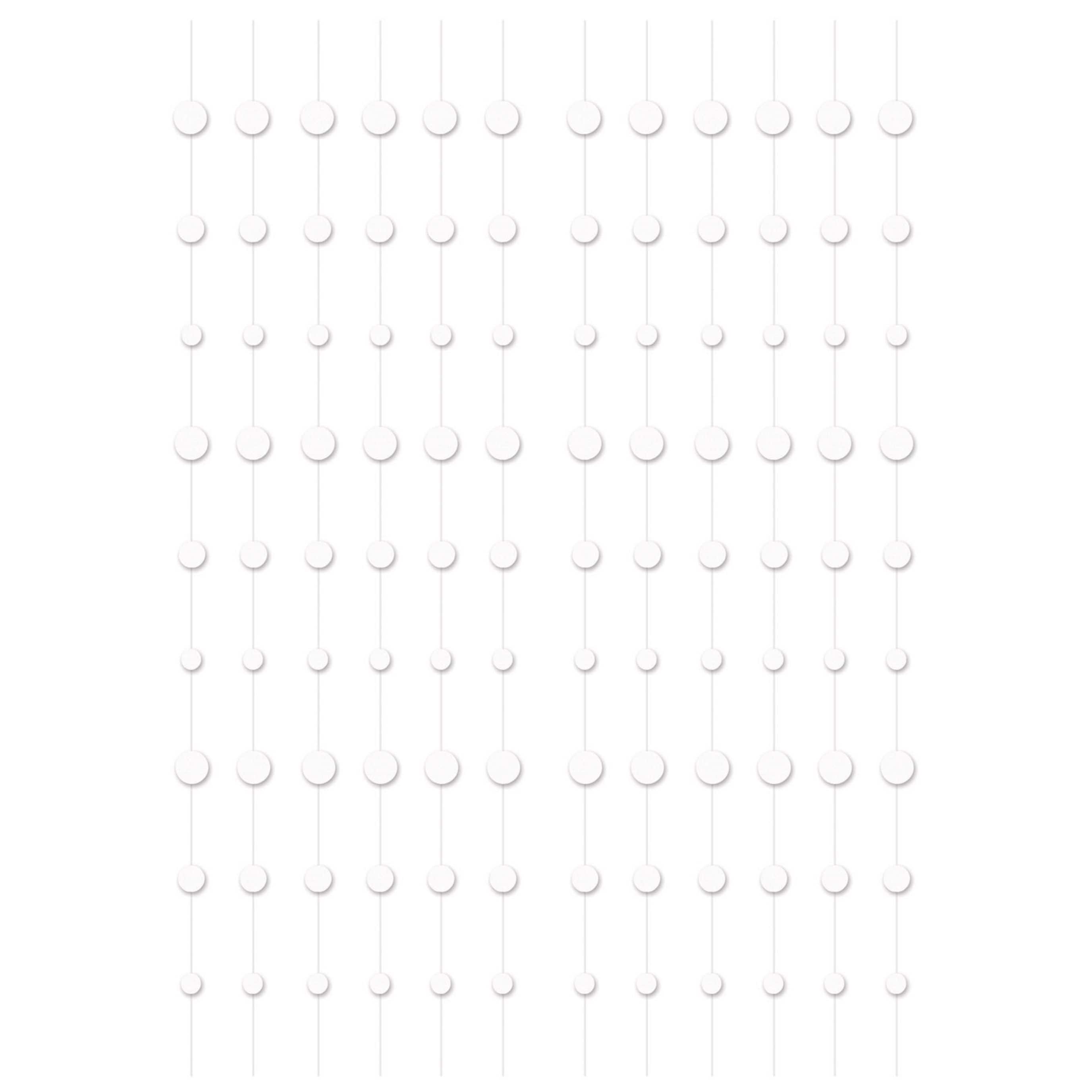 Beistle 6ft. White Dot Stringers, 12ct.