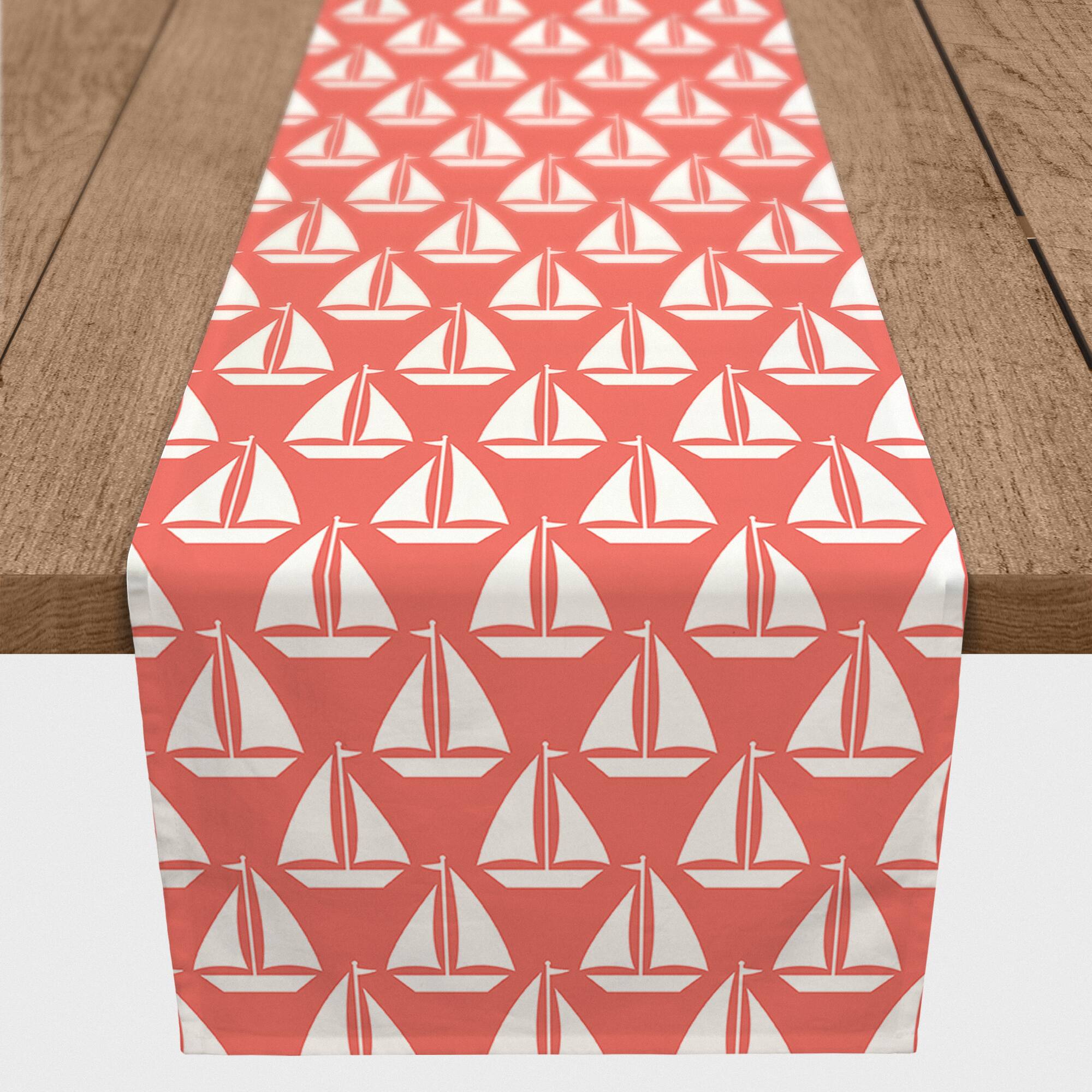 Sailboats Indoor/Outdoor Table Runner