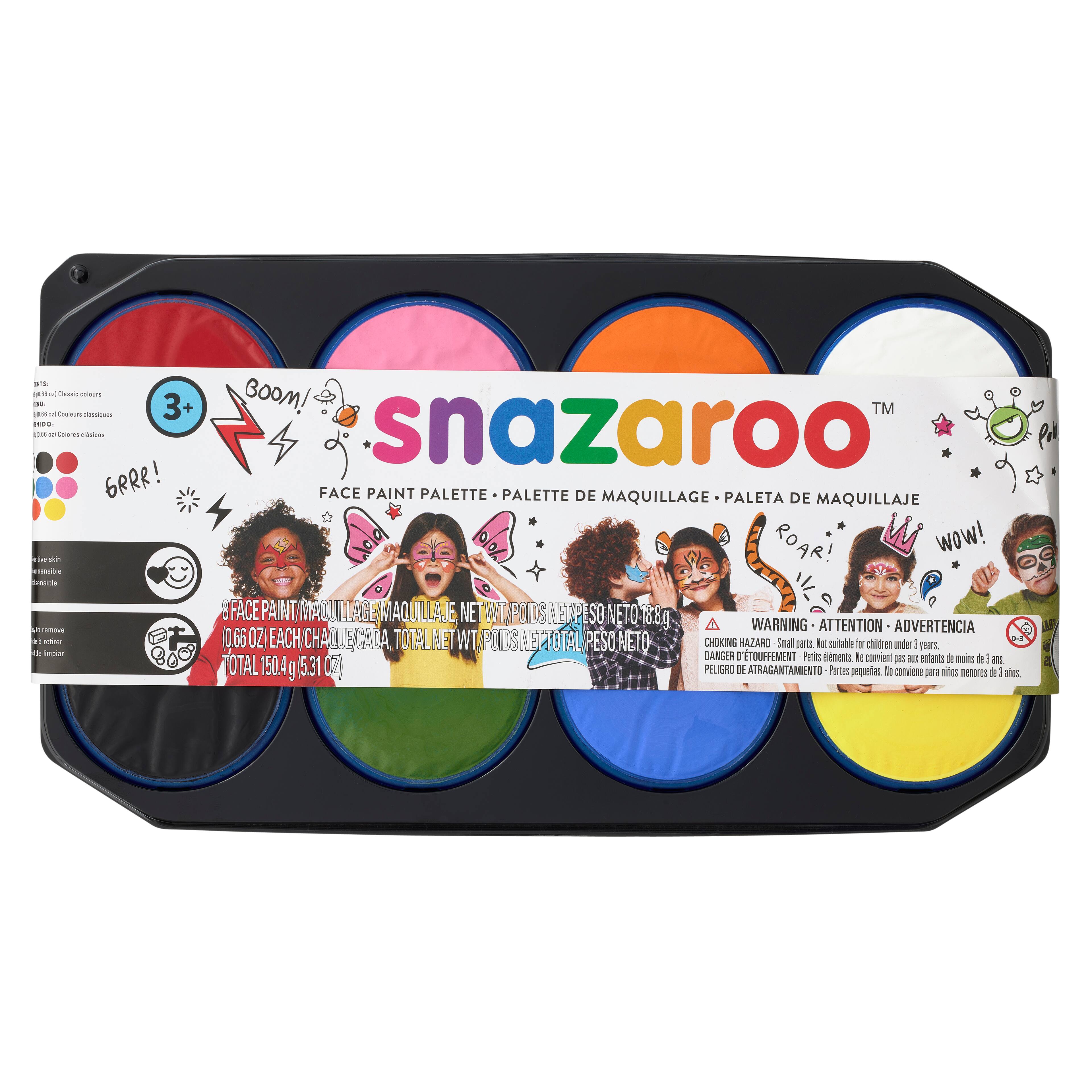4 Pack: Snazaroo™ Face Painting Palette
