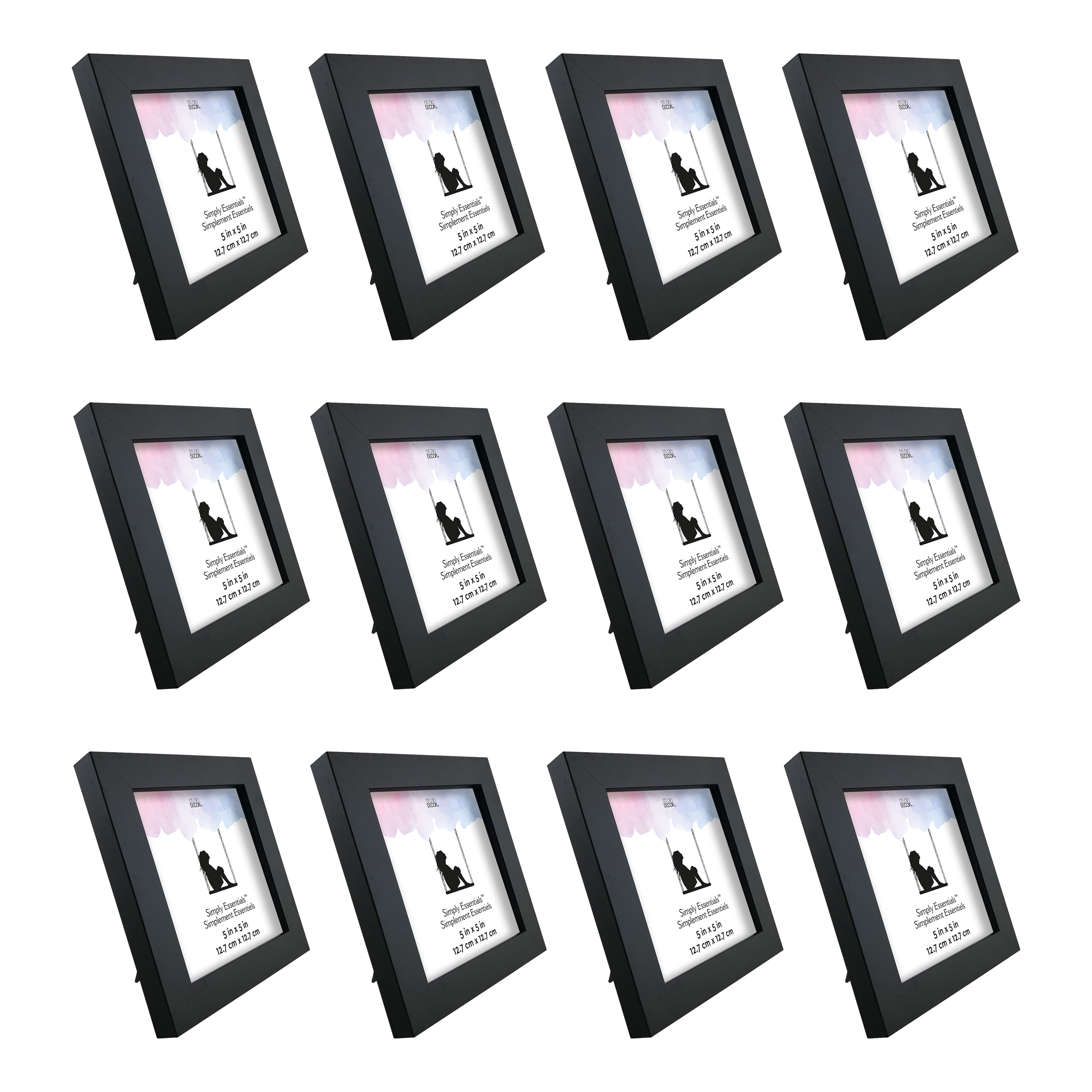 12 Pack: Black Linear Frame, Simply Essentials™ by Studio Décor®