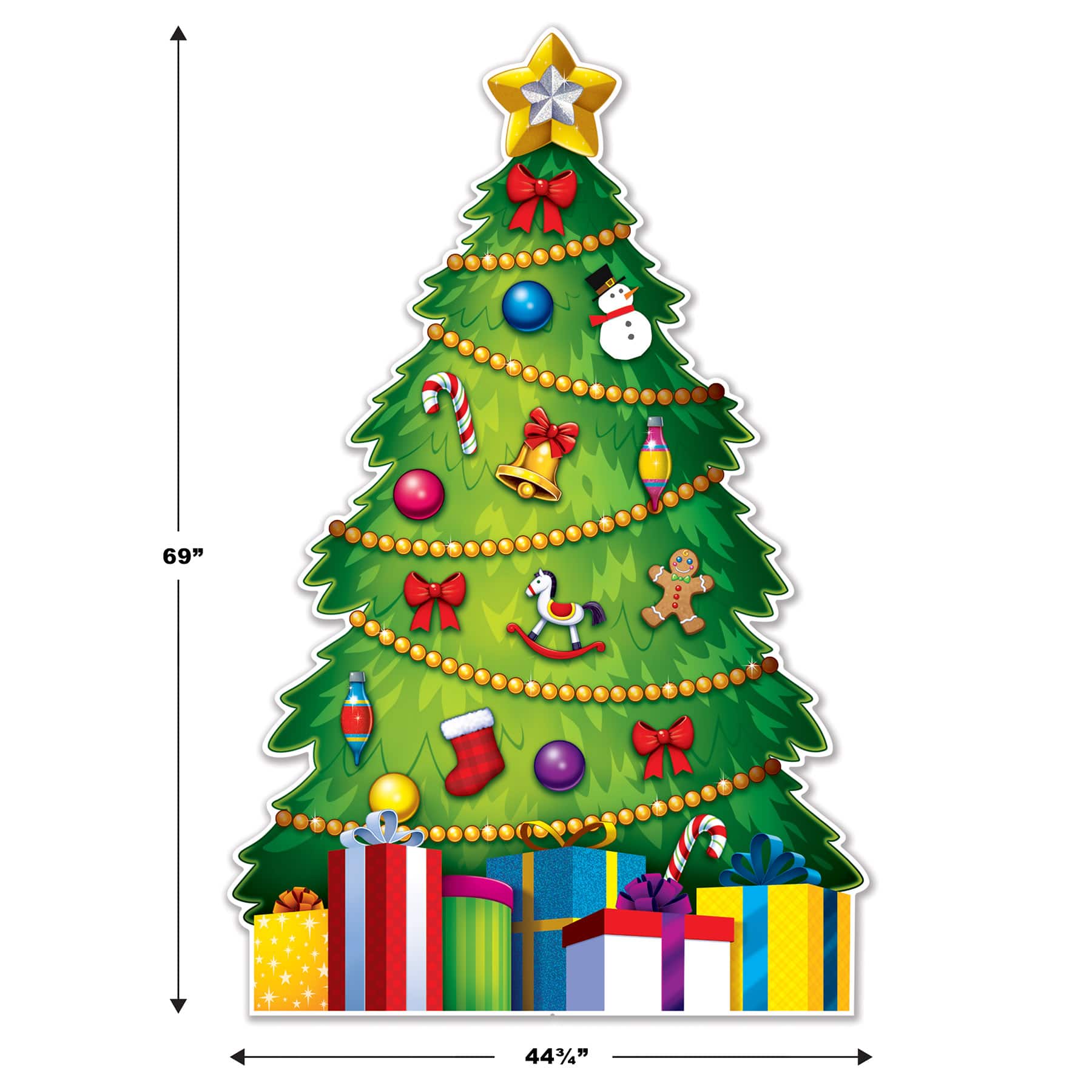 Beistle 69" Christmas Tree Standup