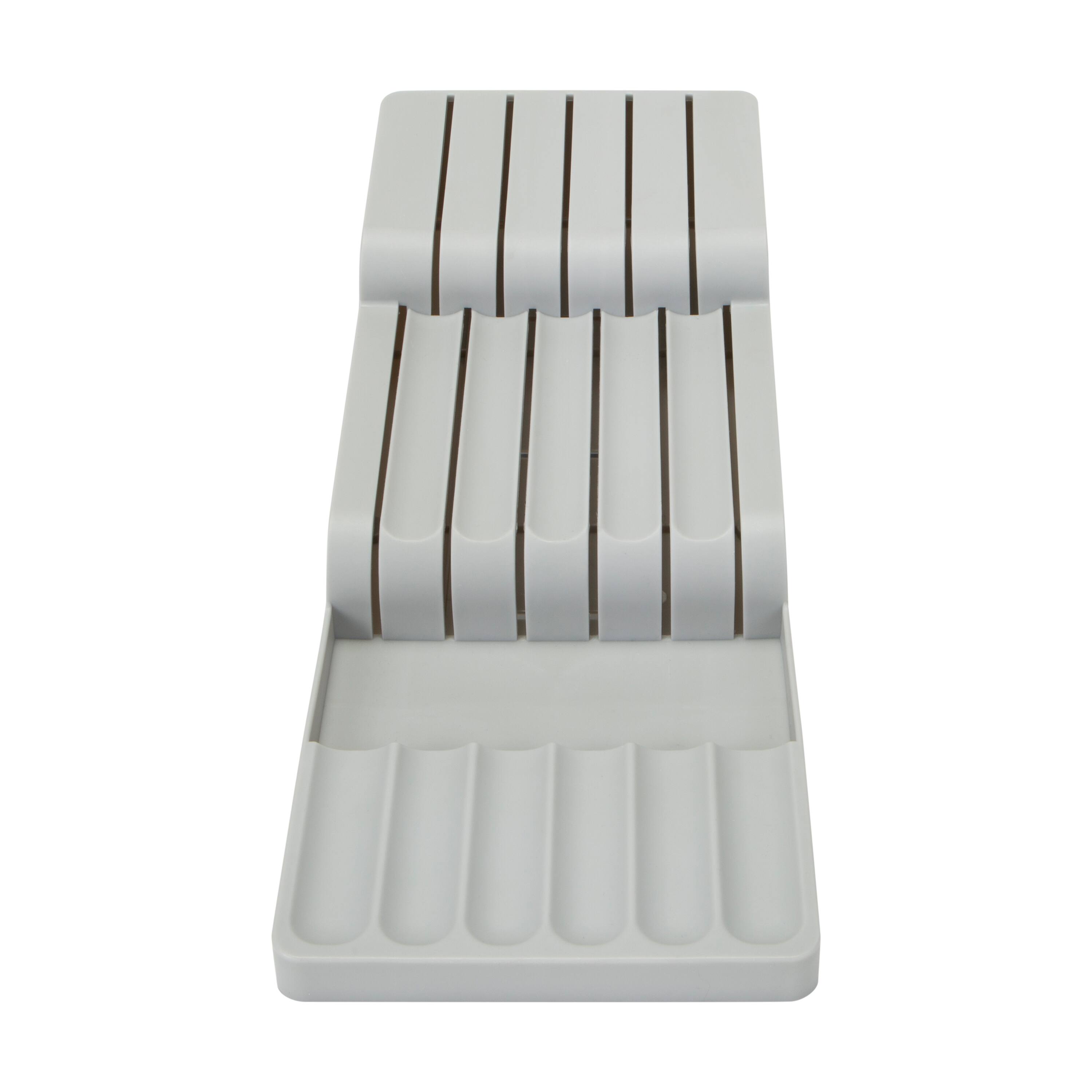Kitchen Details 2-Tier Gray In-Drawer Knife Organizer