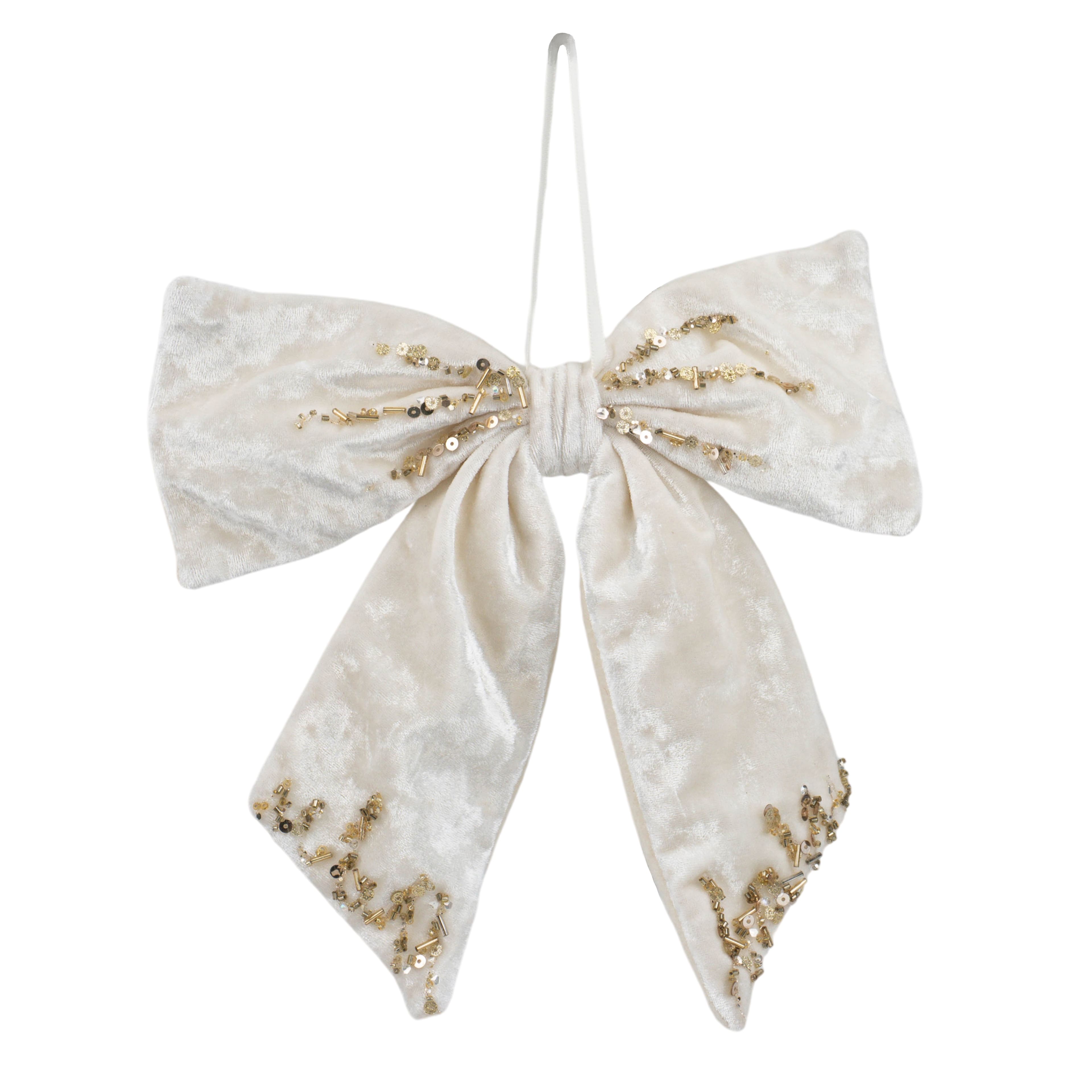 11.75" Velvet Bow Ornament by Ashland®