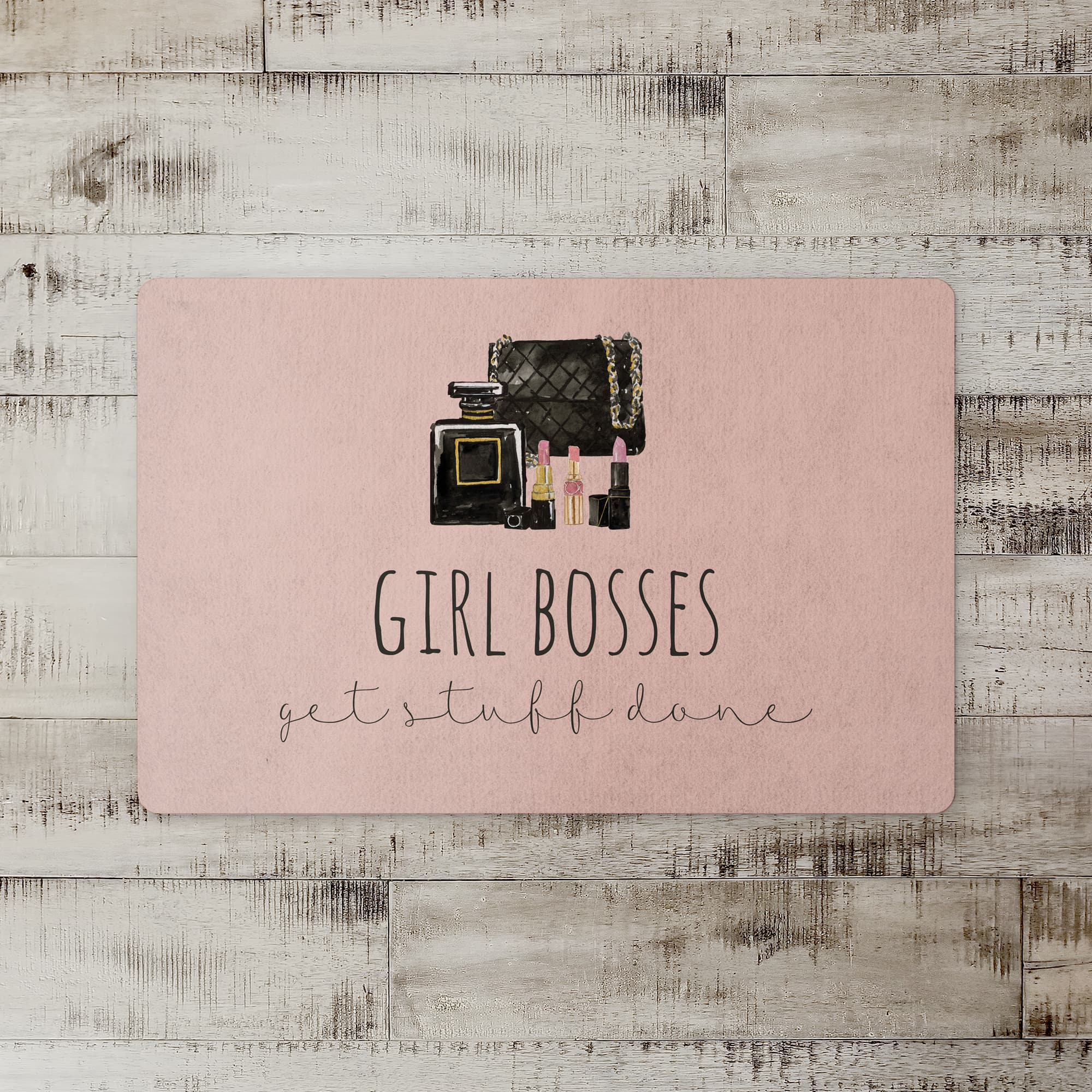Girl Bosses Get Stuff Done 27" x 18" Floor Mat