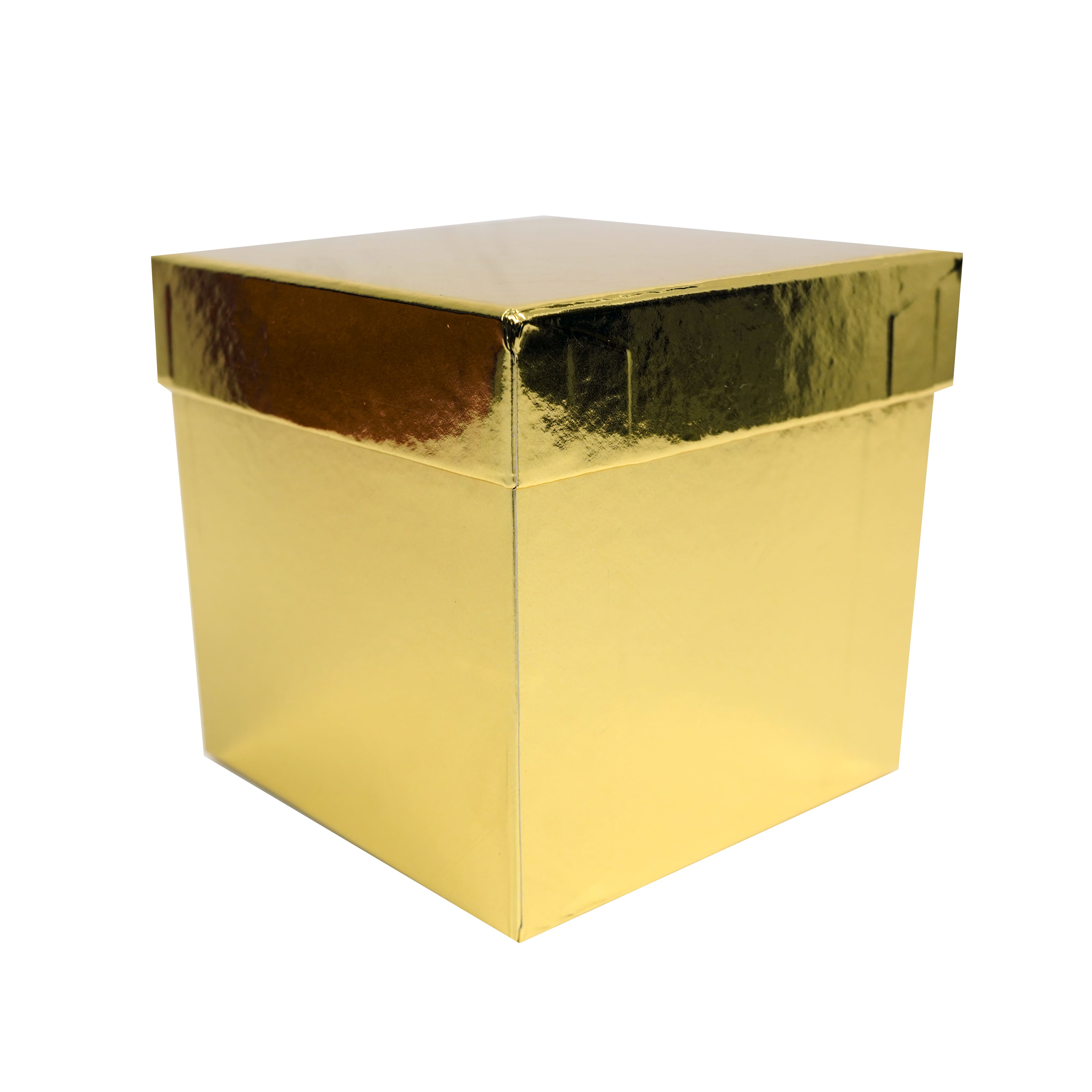 4.5" Metallic Cube Gift Box by Celebrate It™