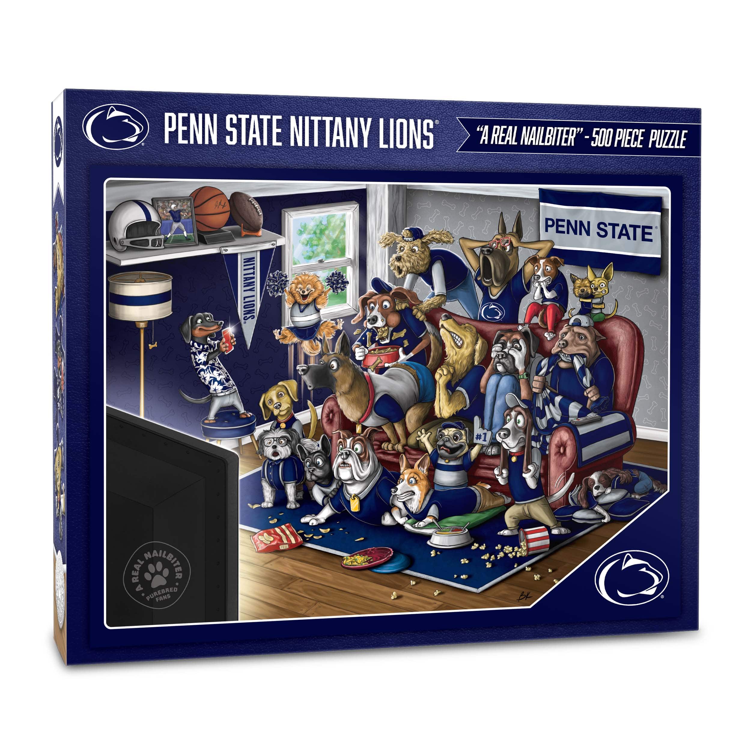 College Football Purebred Fans A Real Nailbiter 500 Piece Puzzle
