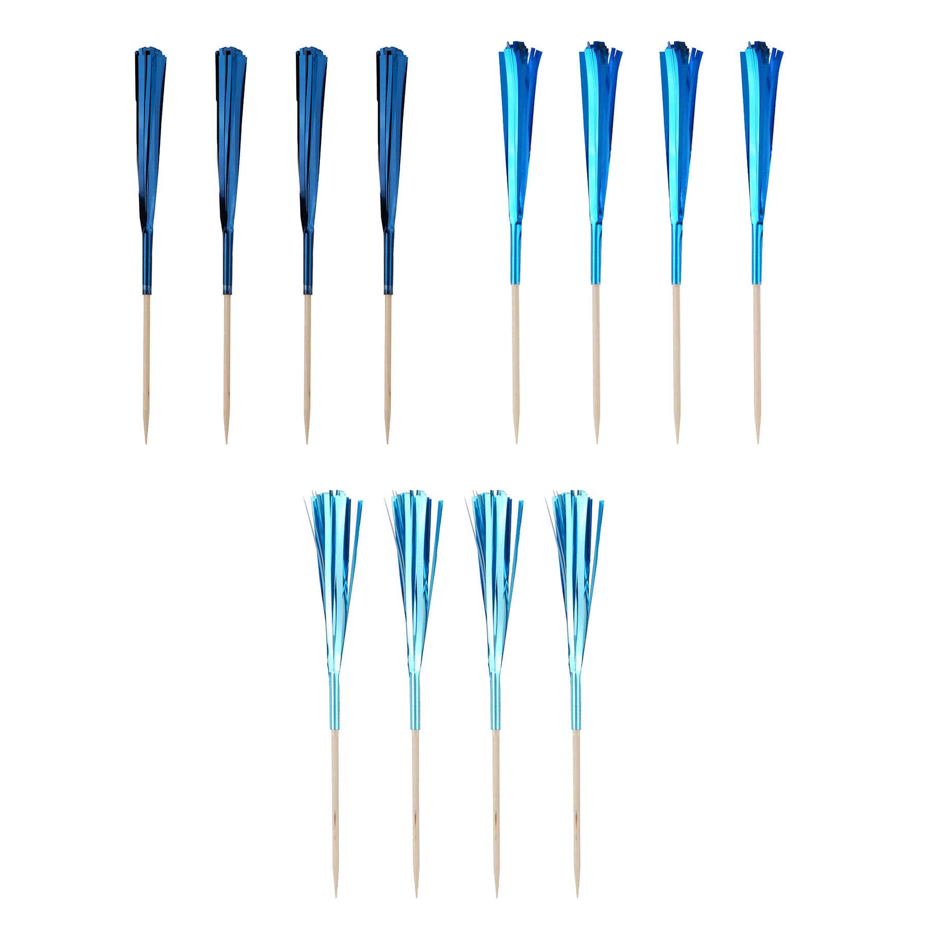 Blue Burst Cupcake Toppers, 12ct. by Makery™