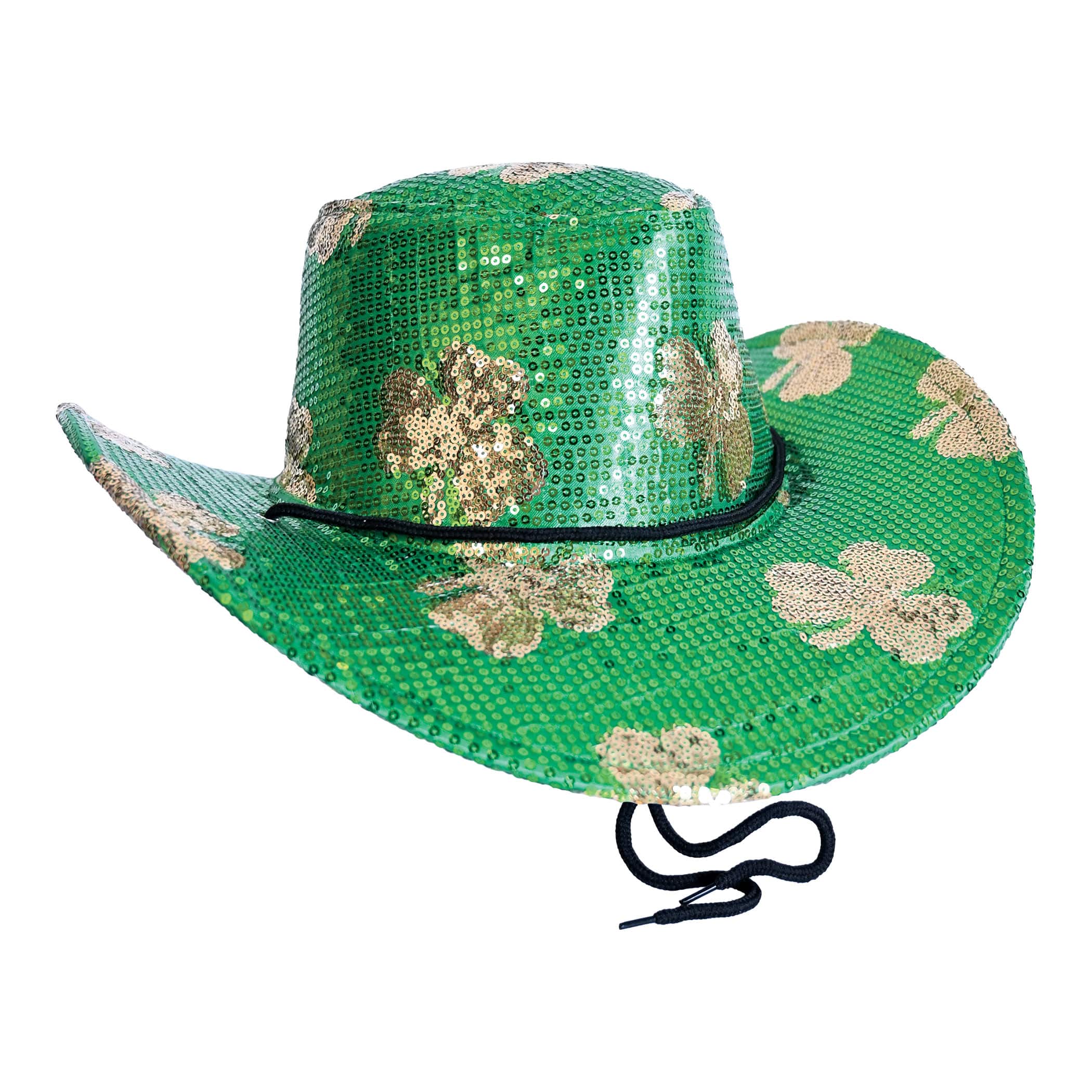 Beistle Adult Sequined St. Patrick's Day Cowboy Hat