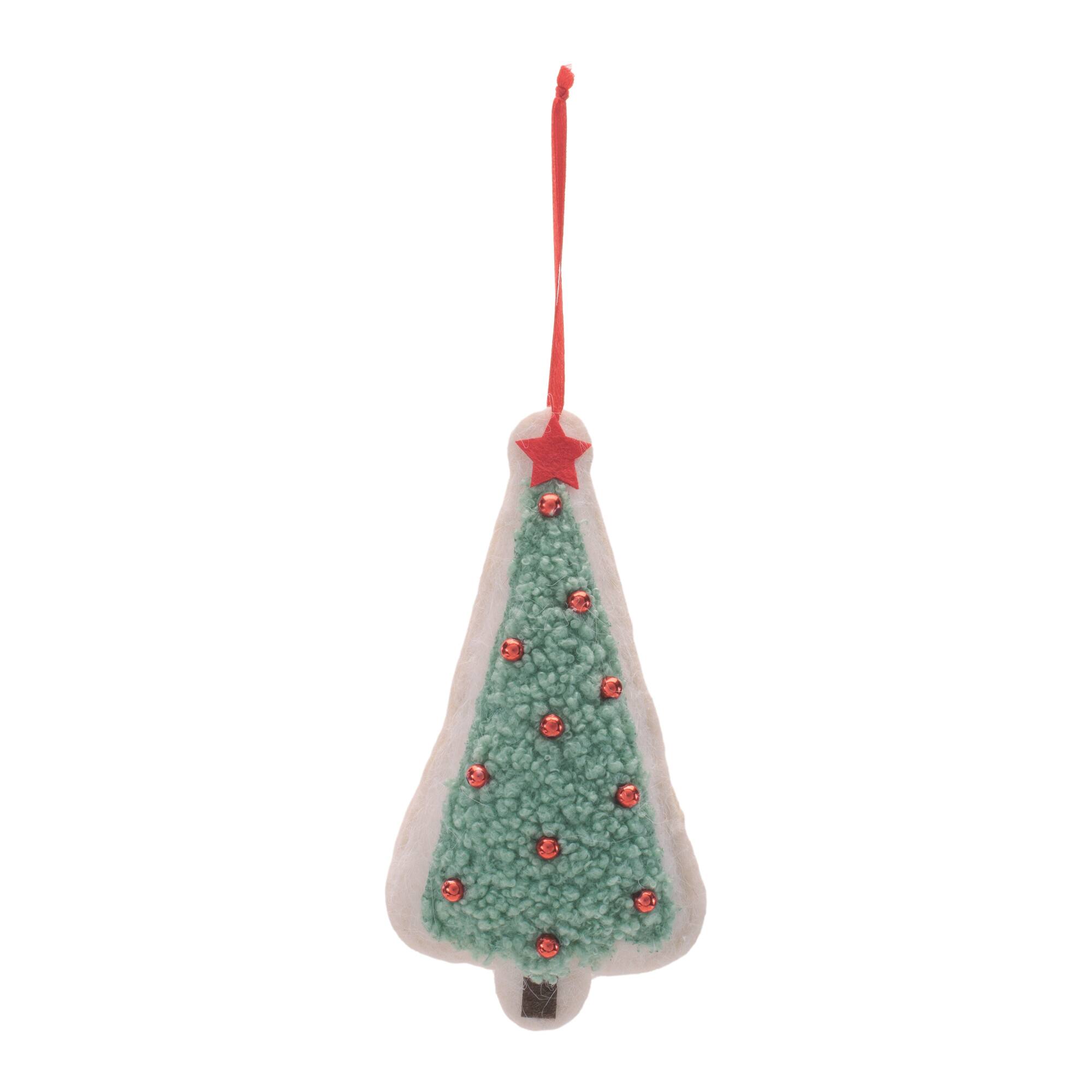 Melrose 6" Polyester Christmas Tree Ornaments, 12ct.