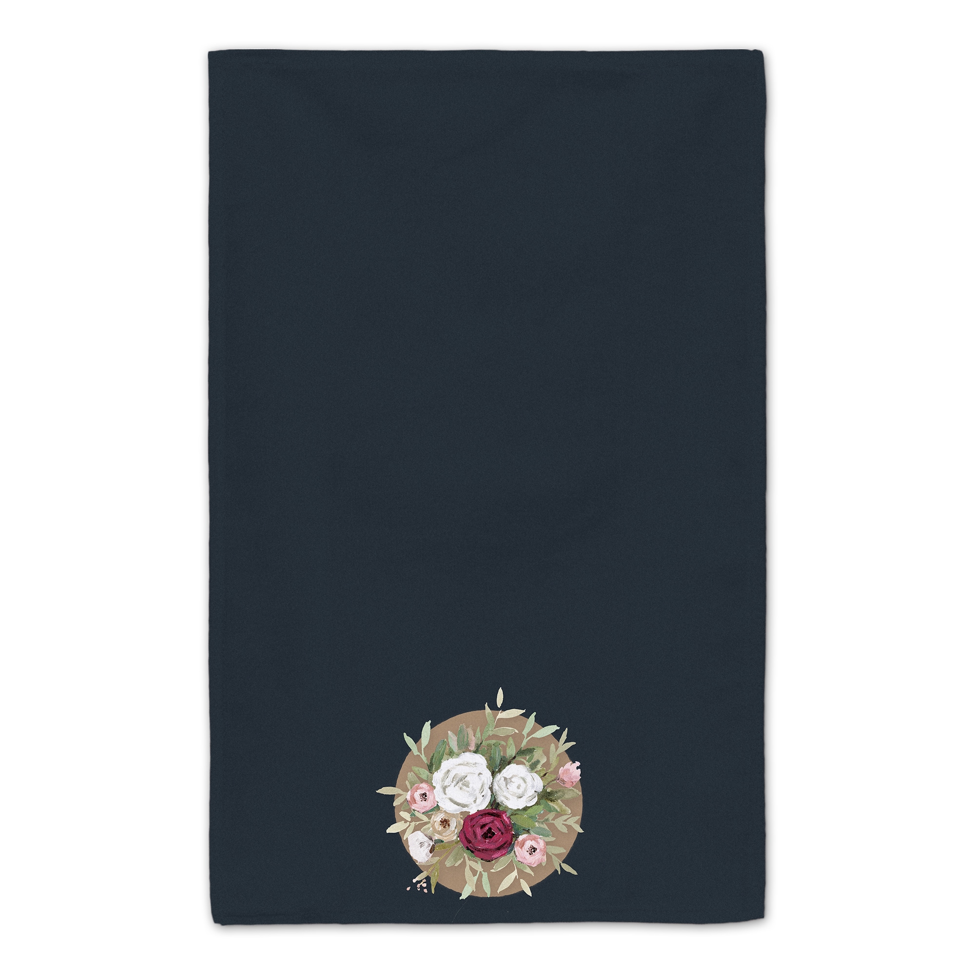 Florals on Navy 16" x 25" Towel Set