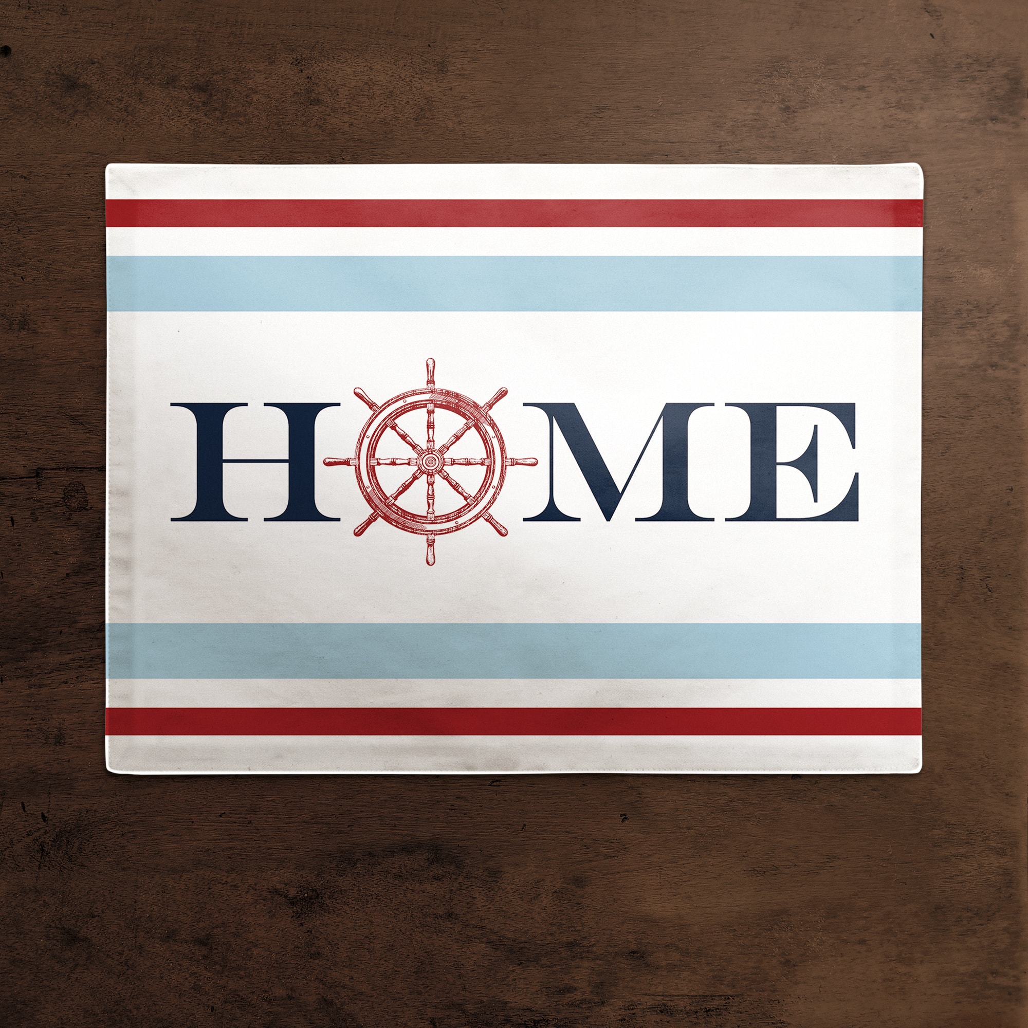 18" Home Captain Wheel Poly Twill Placemat