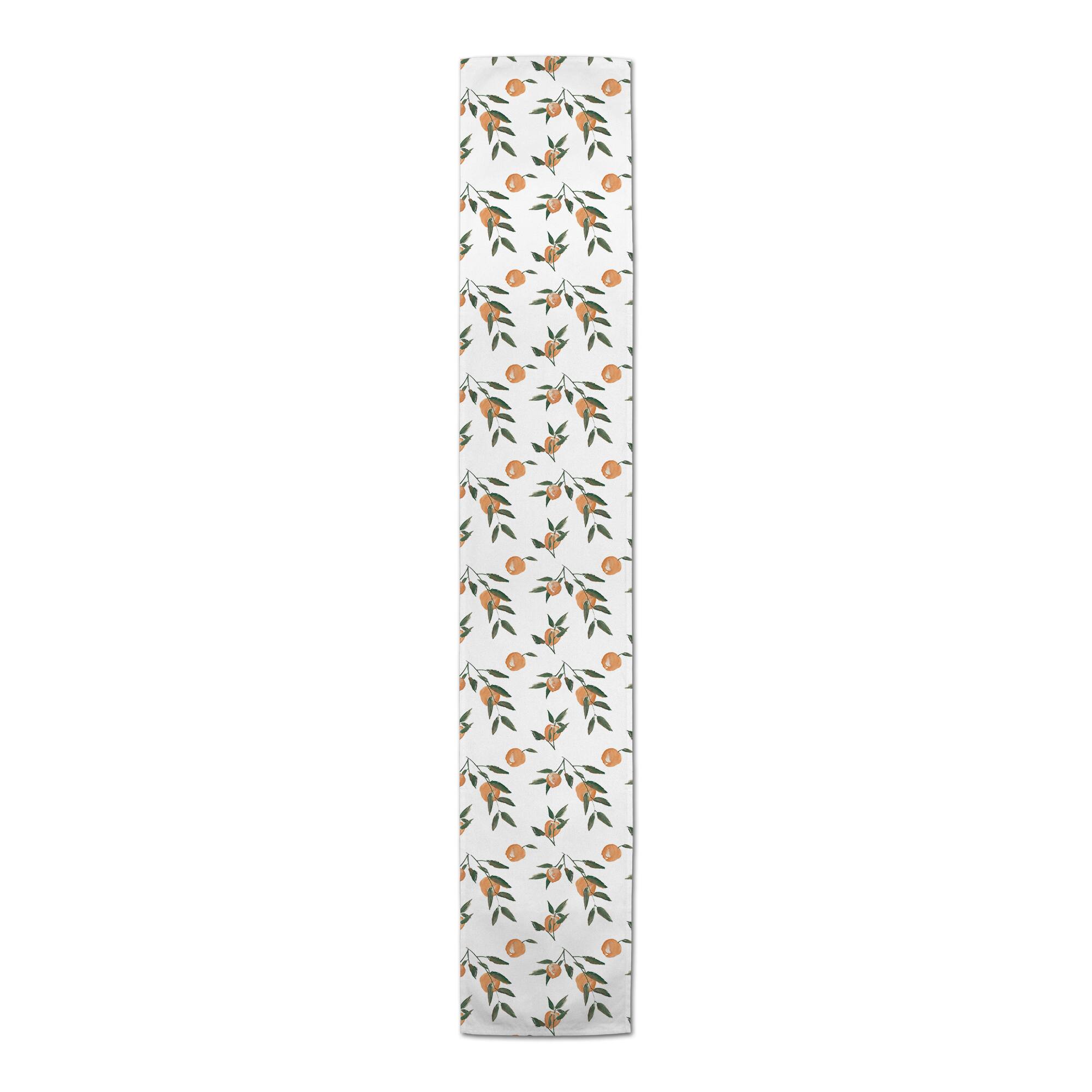 Peachy Pattern 16" x 90" Cotton Twill Runner