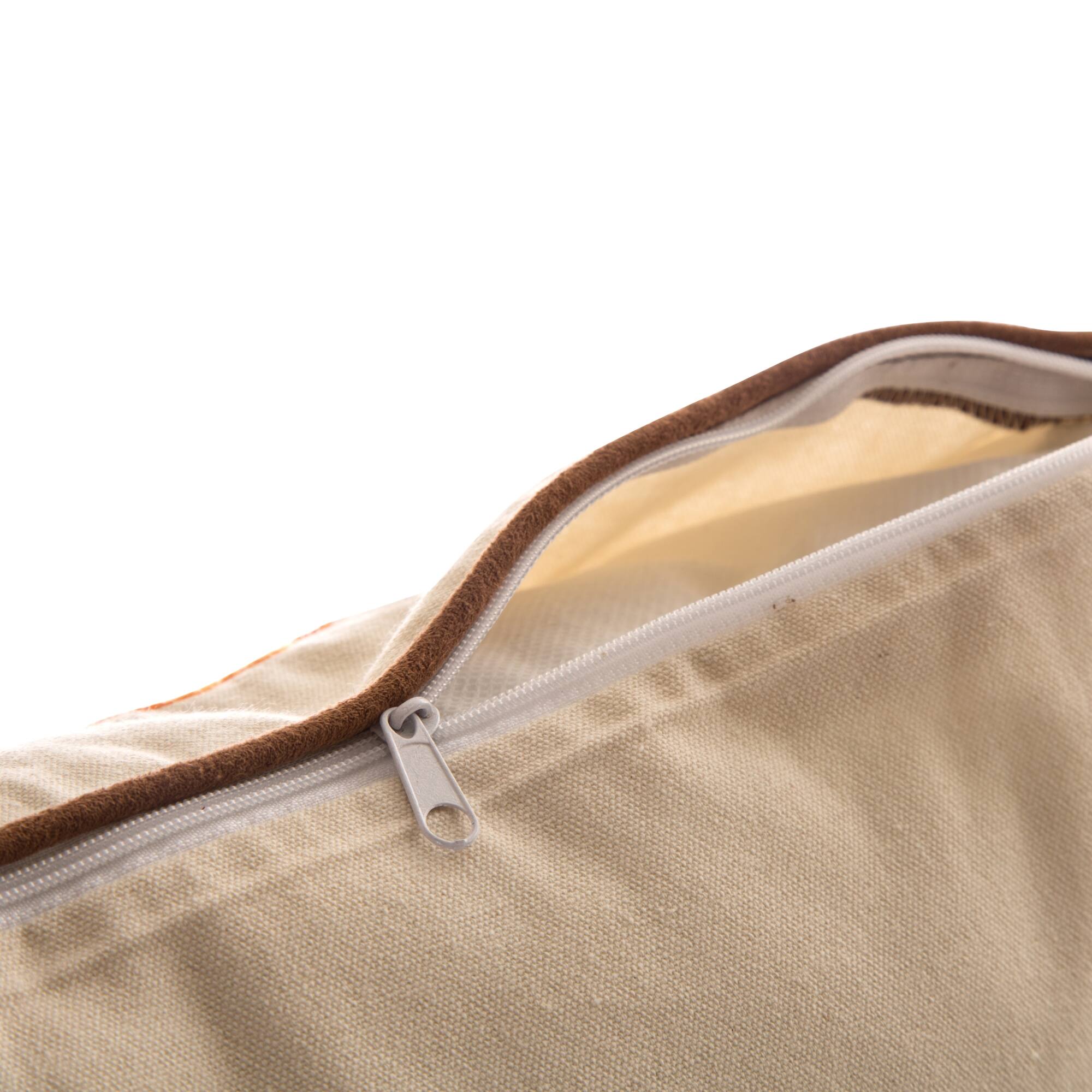 Glitzhome® Cotton Embroidered Turkey Pillow Cover