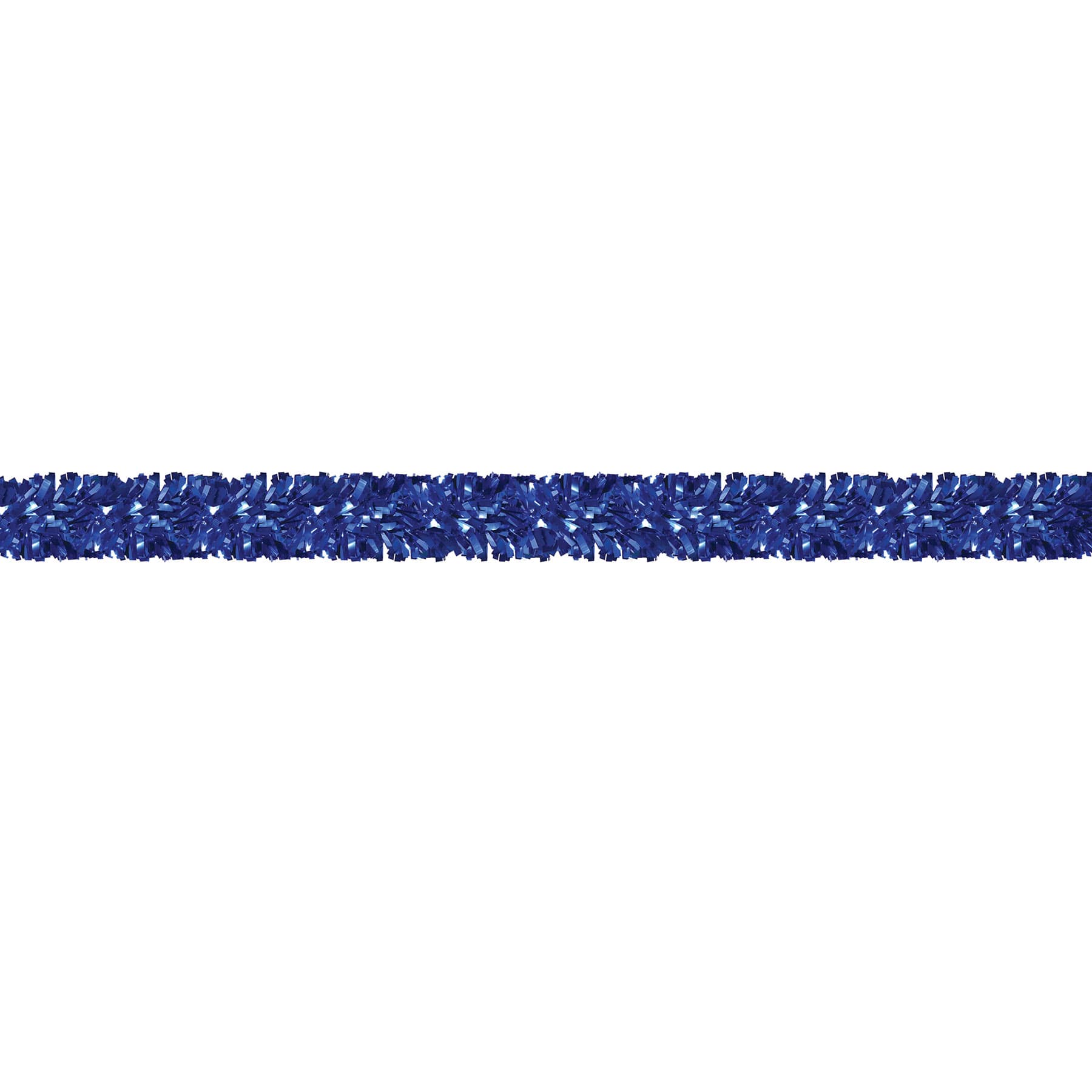 Beistle 15ft. Blue Metallic Festooning Garland