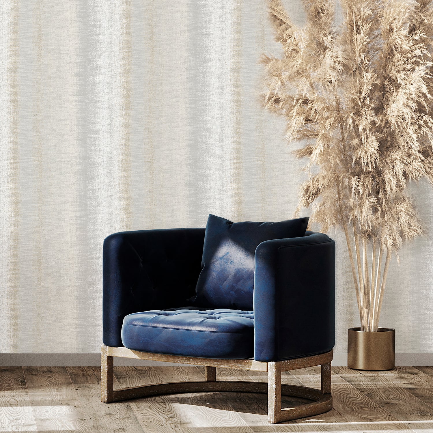 Designs Direct Woven Gradient Stripe Wallpaper