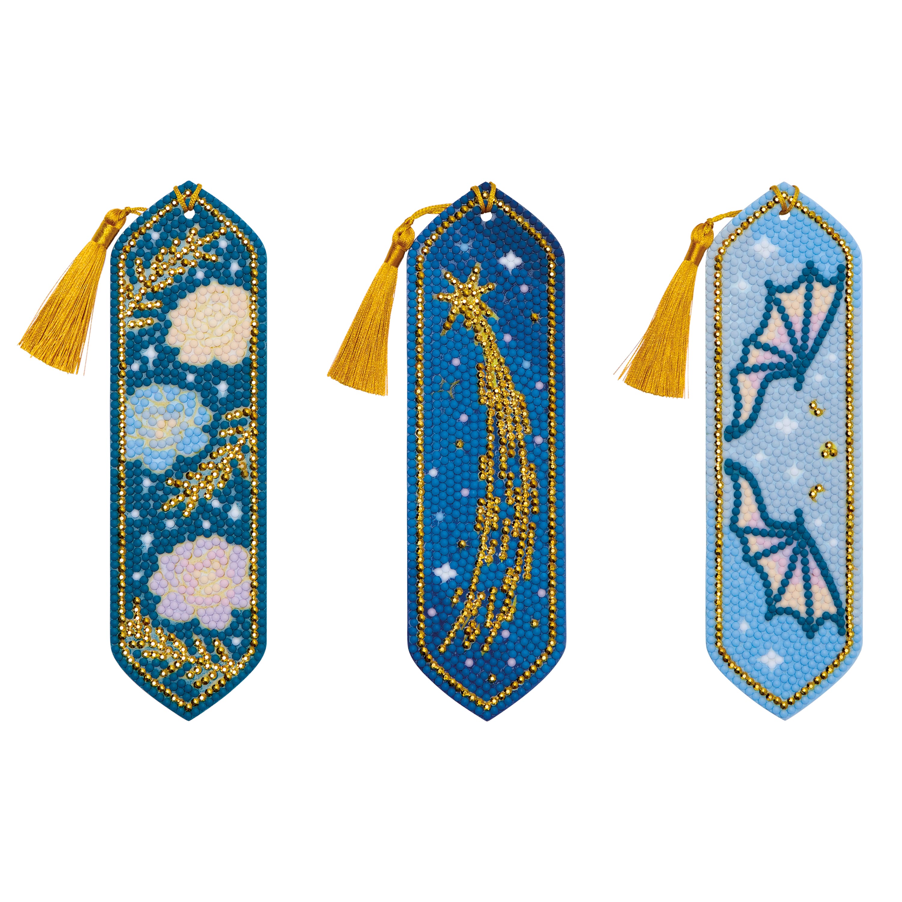 Starlit Romance Diamond Art Bookmark Kit by Make Market®