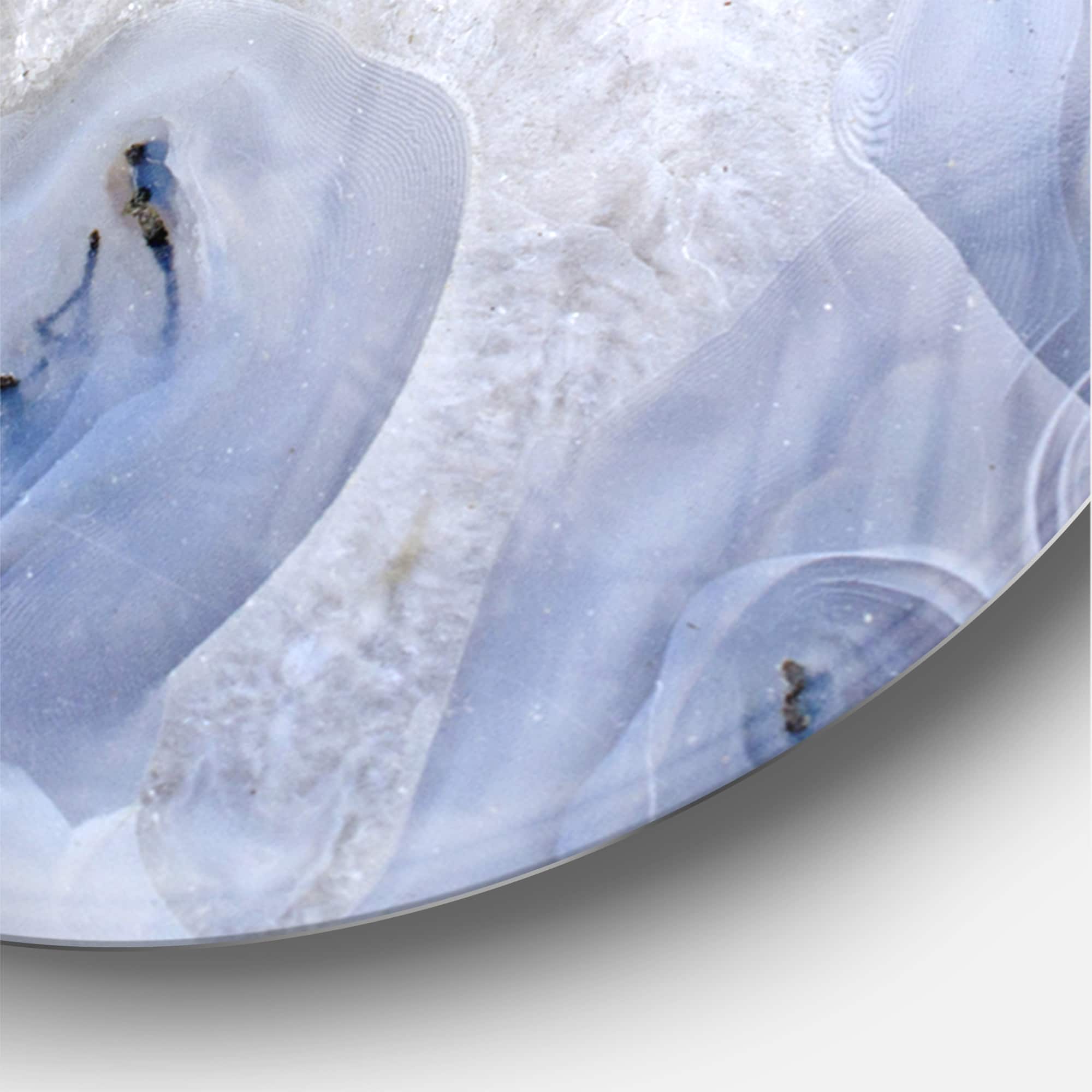 Designart Agate Stone Wall Clock