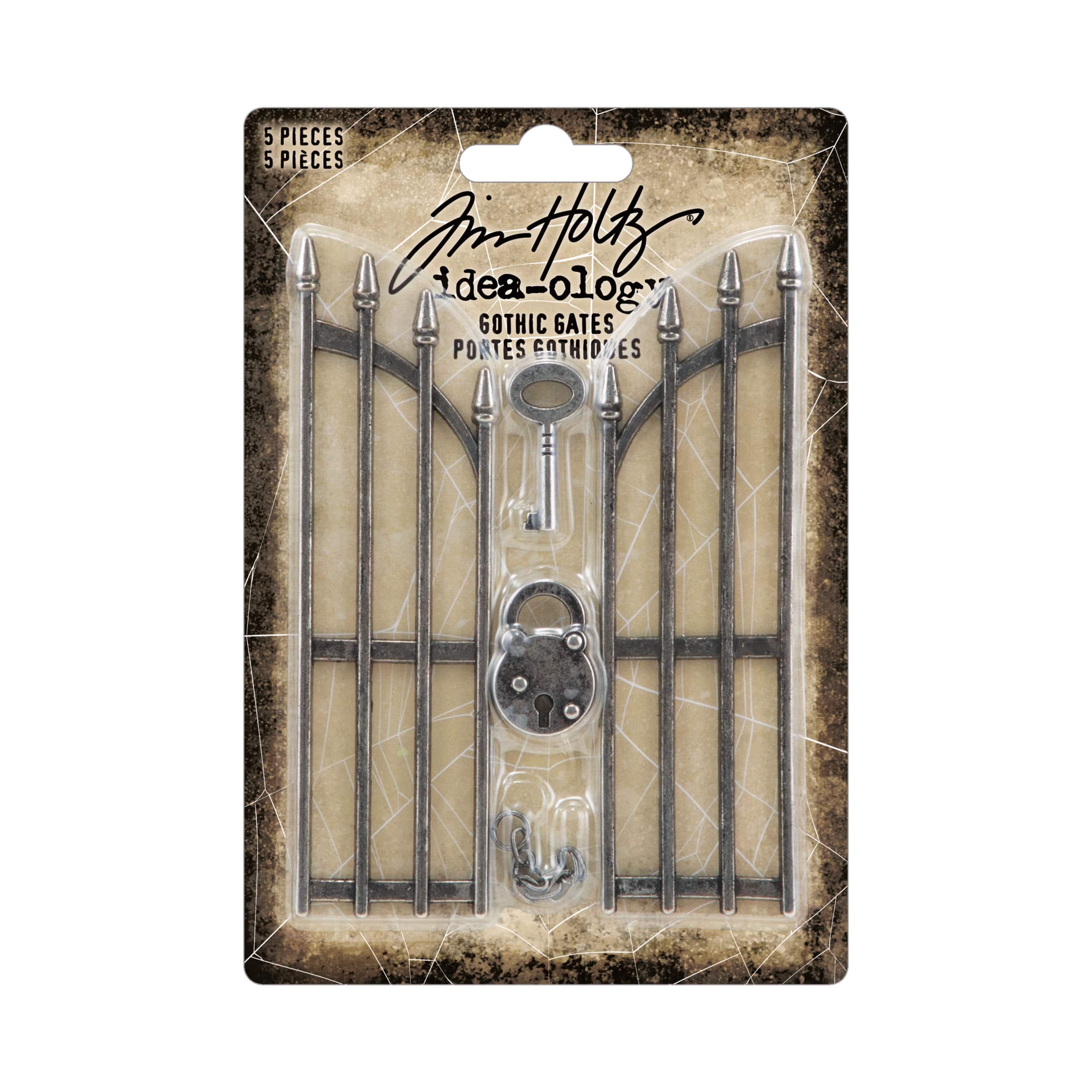 Tim Holtz® Idea-Ology Gothic Gates Embellishment Set