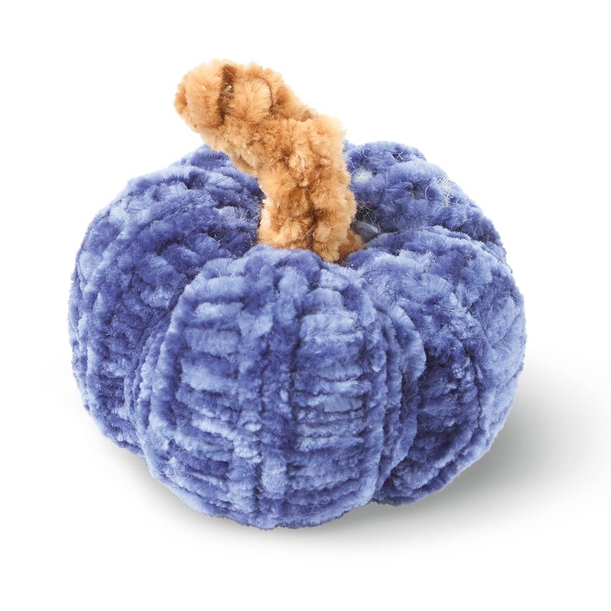 Chenille Pumpkin Crochet Kit with Knitting Loom by Loops & Threads