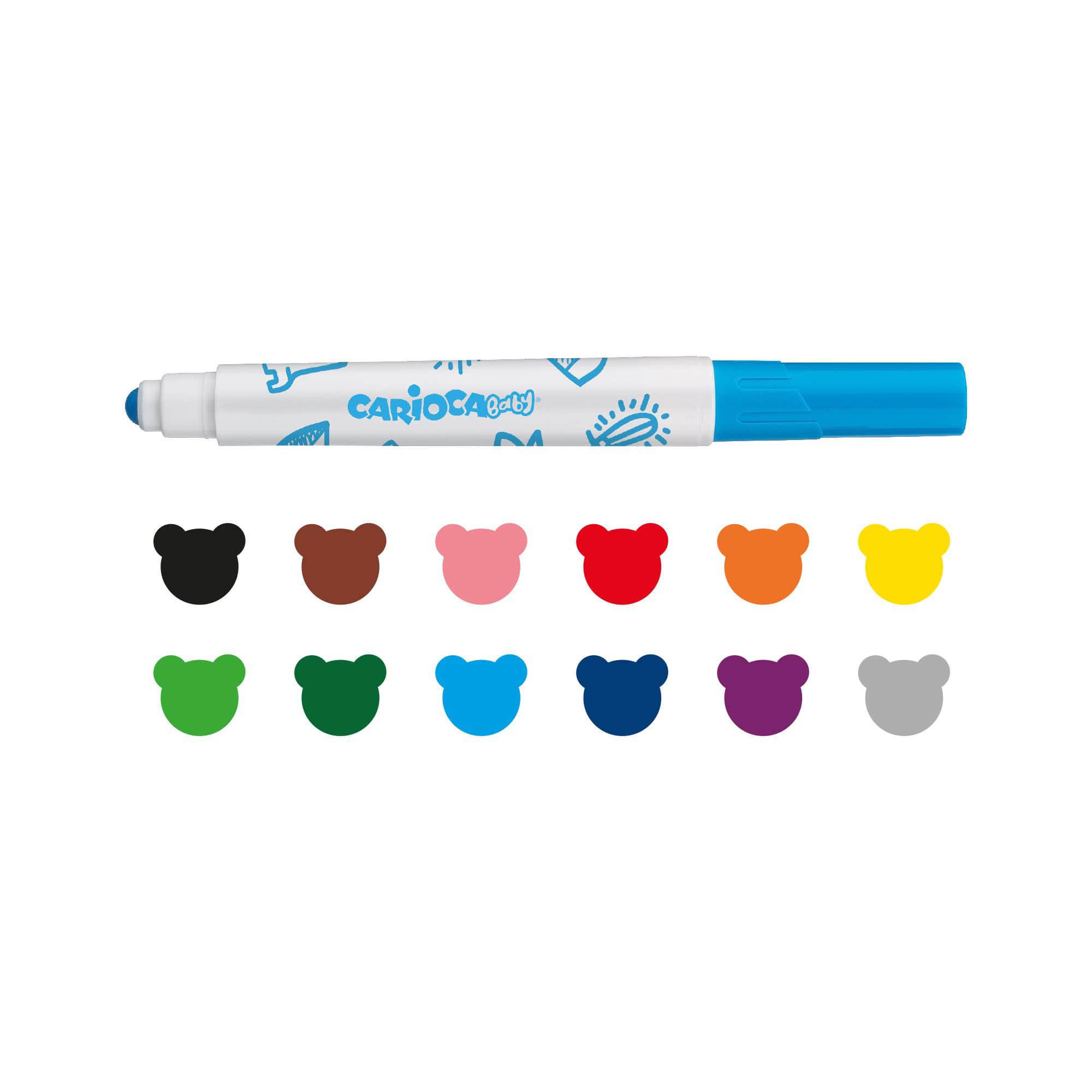CARIOCA BABY Valorous Washable School Marker Set