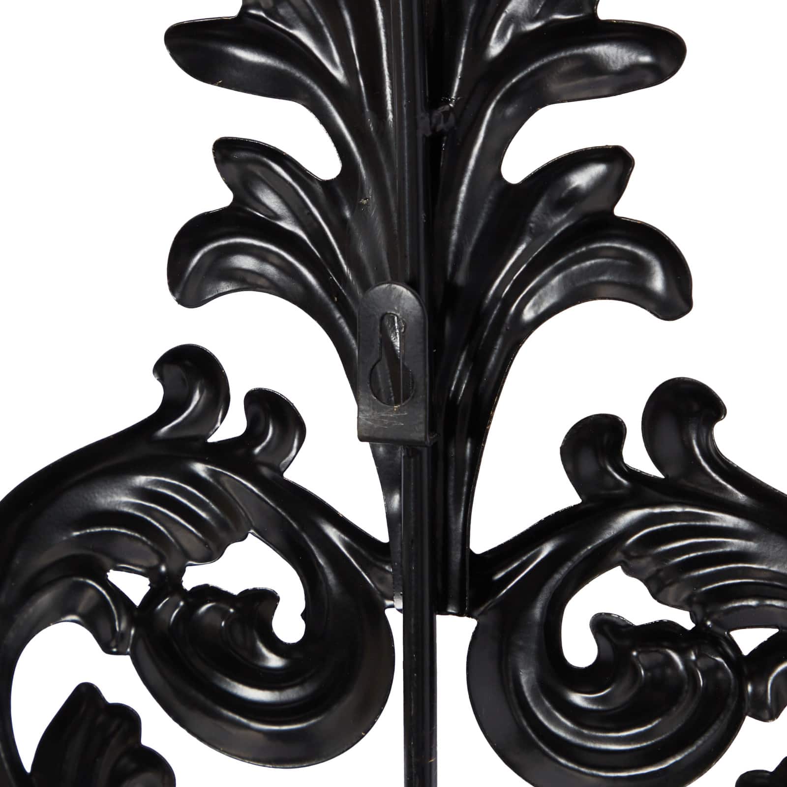 31" Gold Glass Rustic Candle Wall Sconce