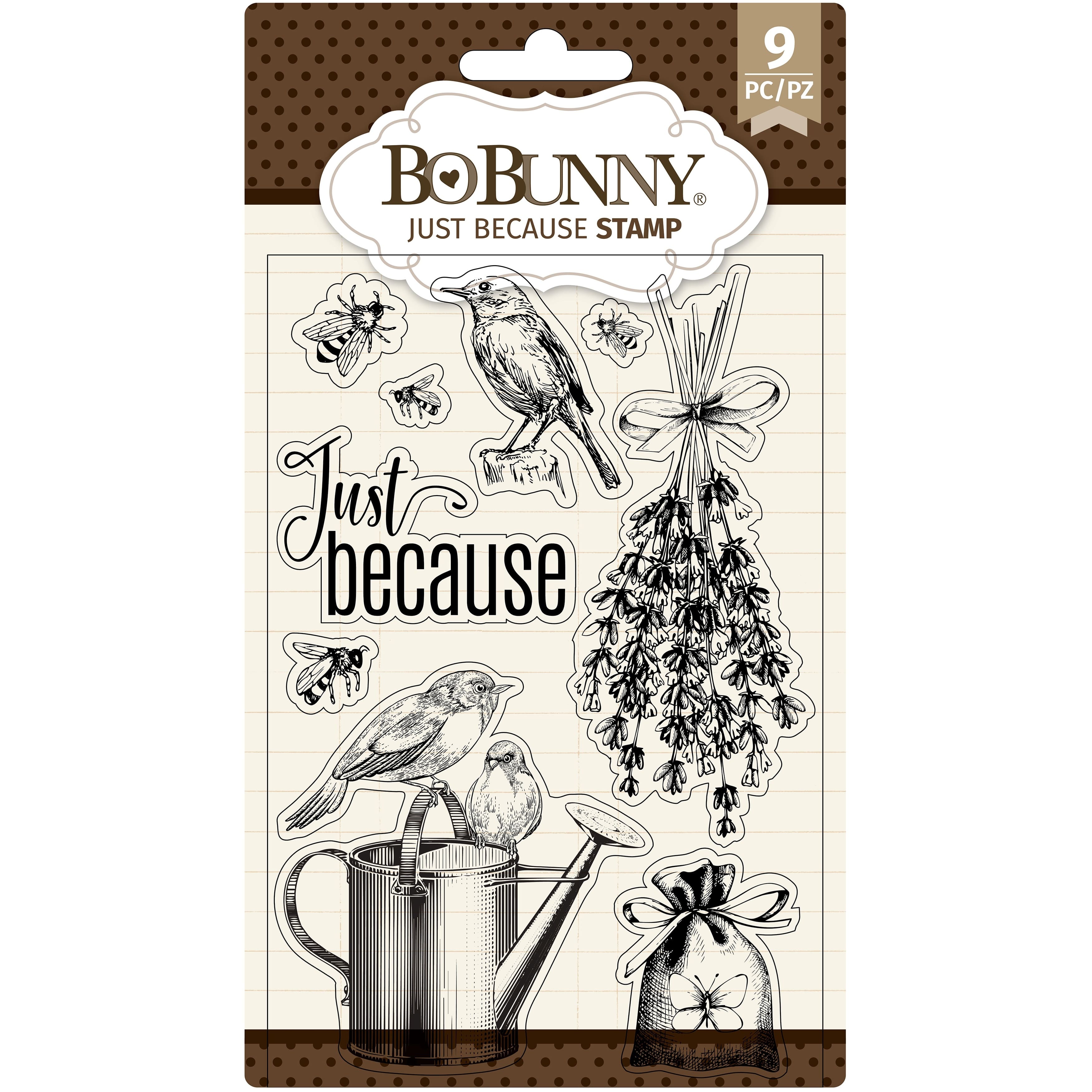 BoBunny® Just Because Clear Stamp Set