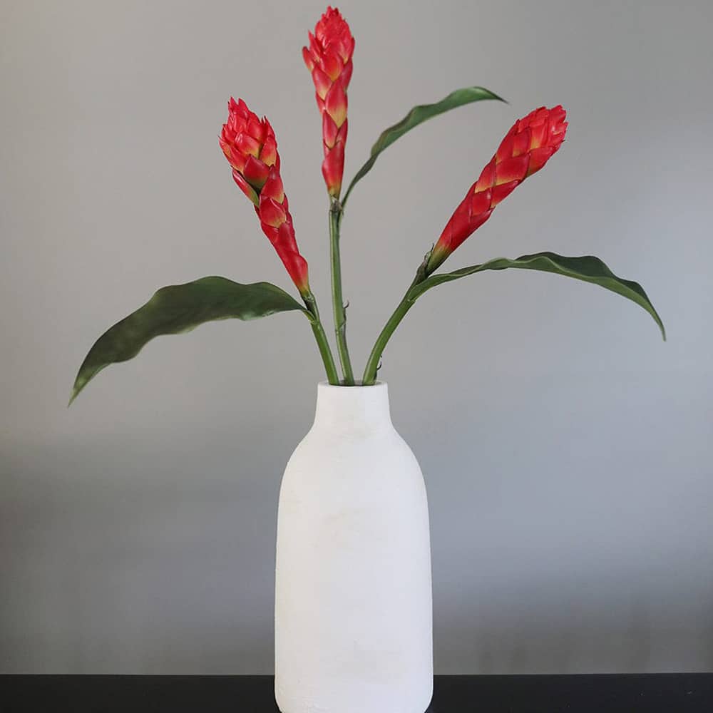 Prestige Botanicals 32" Red Faux Tropical Ginger Flower Stem