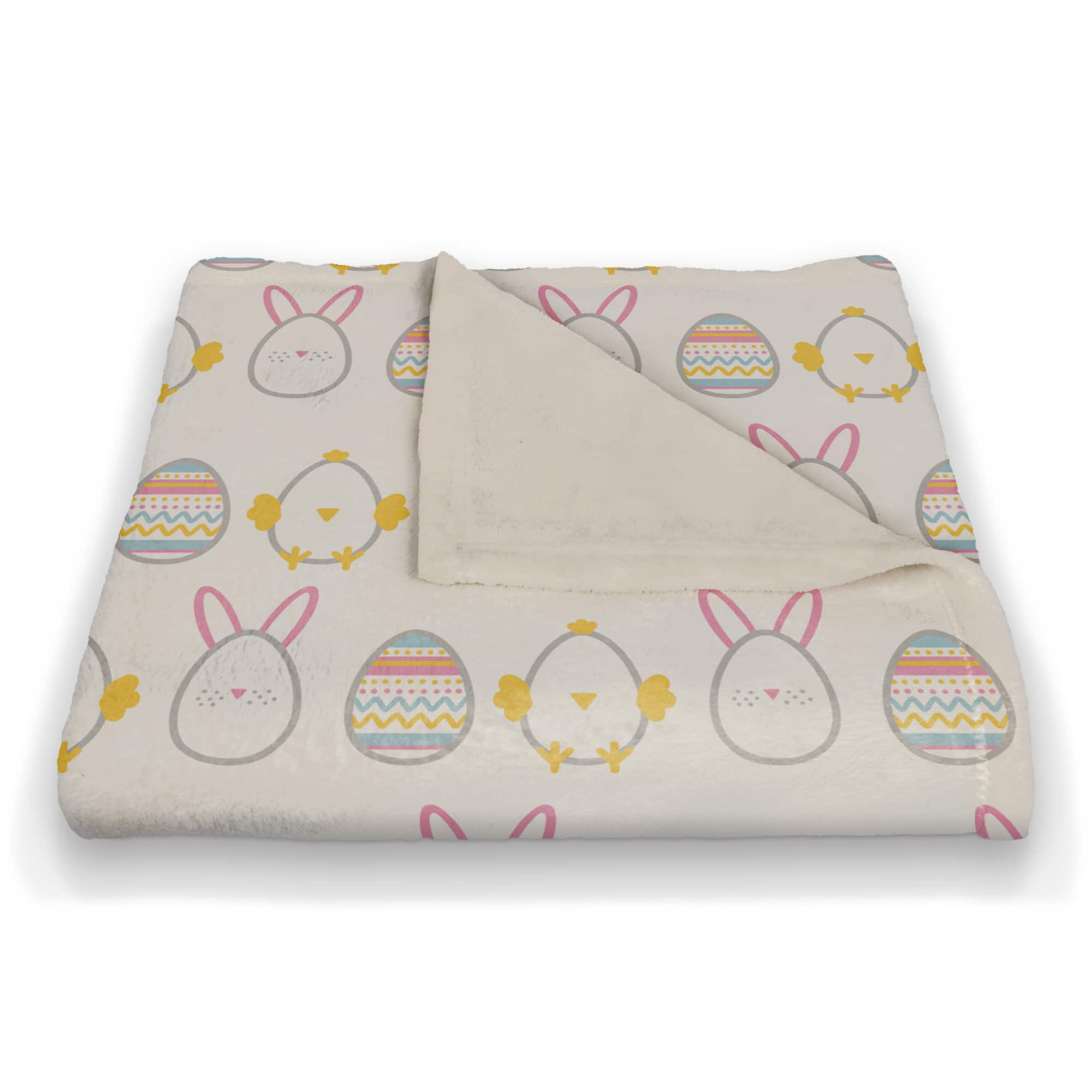 Easter Egg Disguises 50" x 60" Sherpa Fleece Blanket