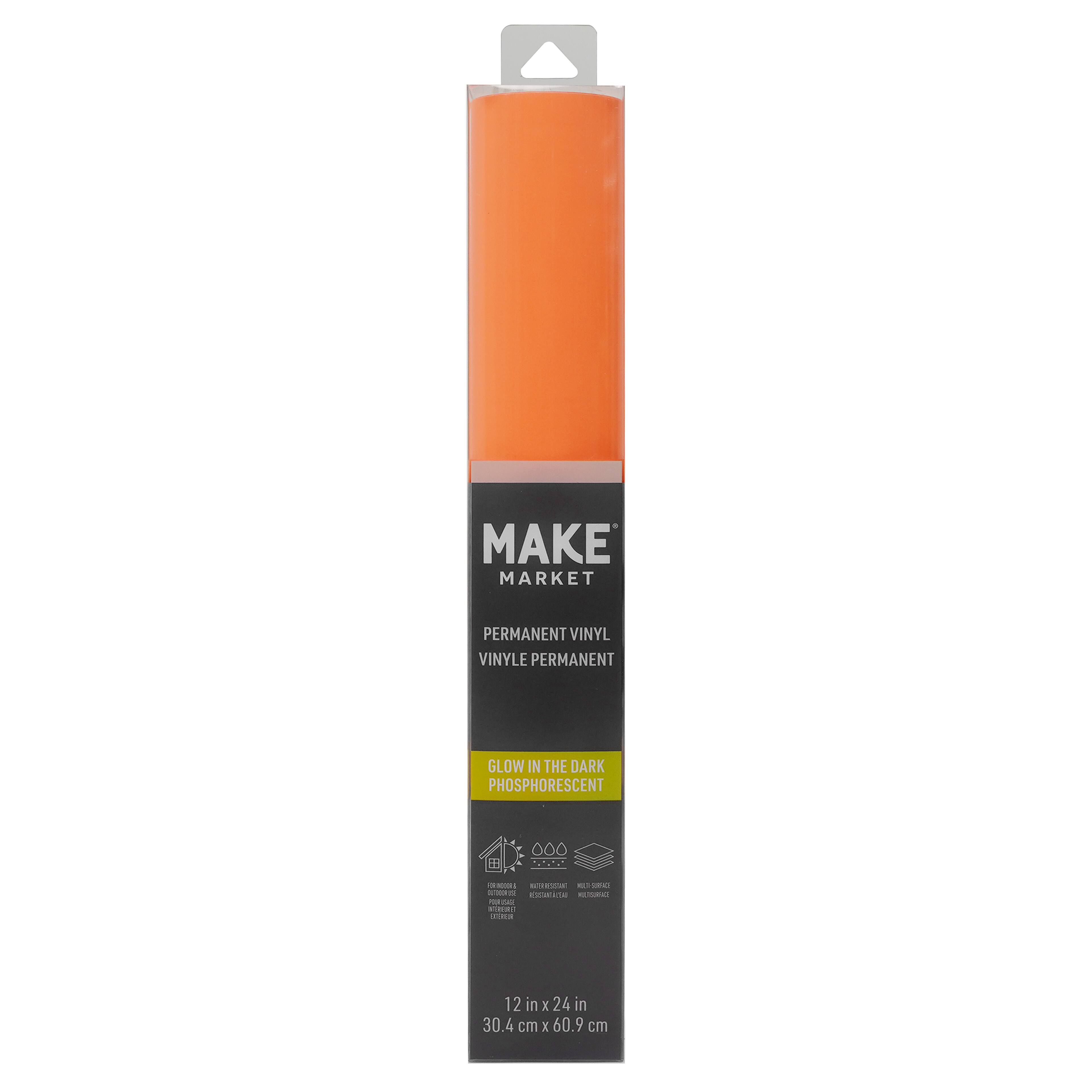 Neon Glow-in-the-Dark Permanent Vinyl by Make Market