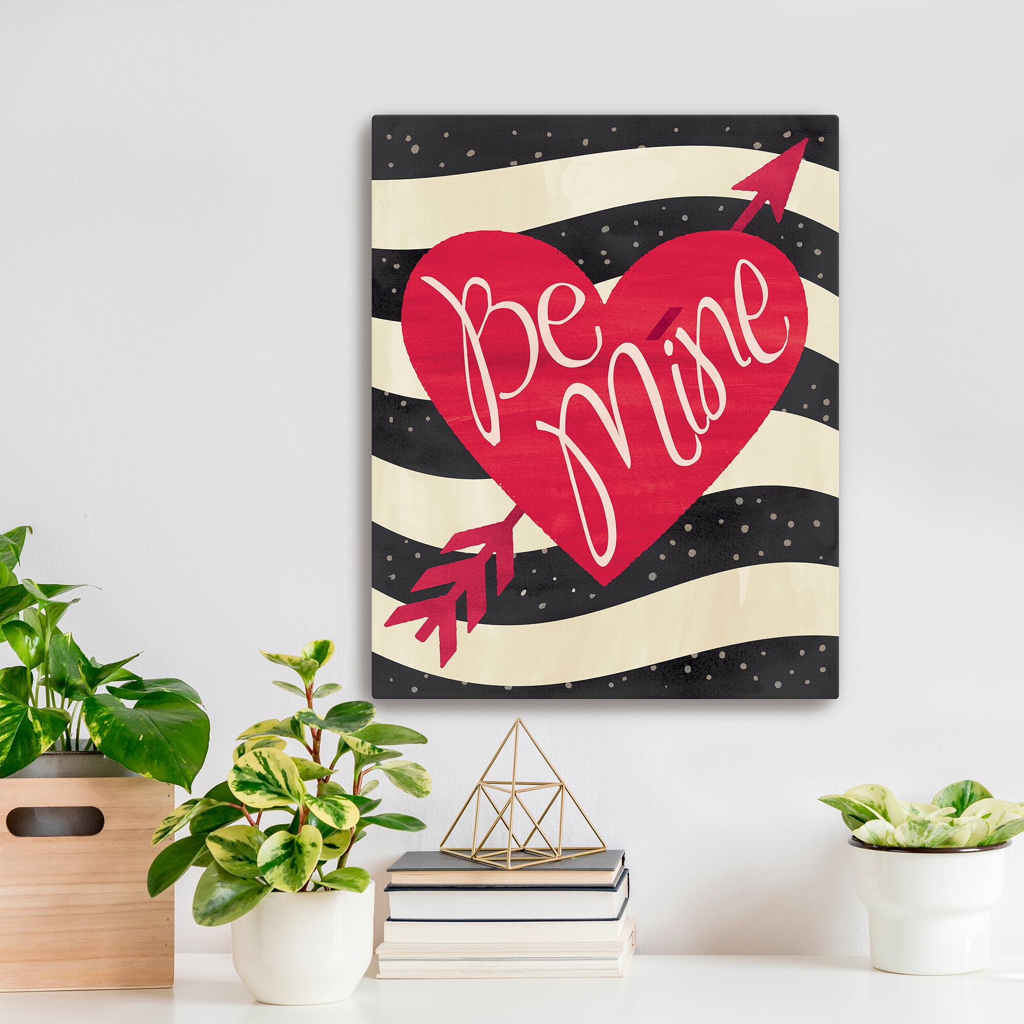 Be Mine Flag Canvas Giclée Art