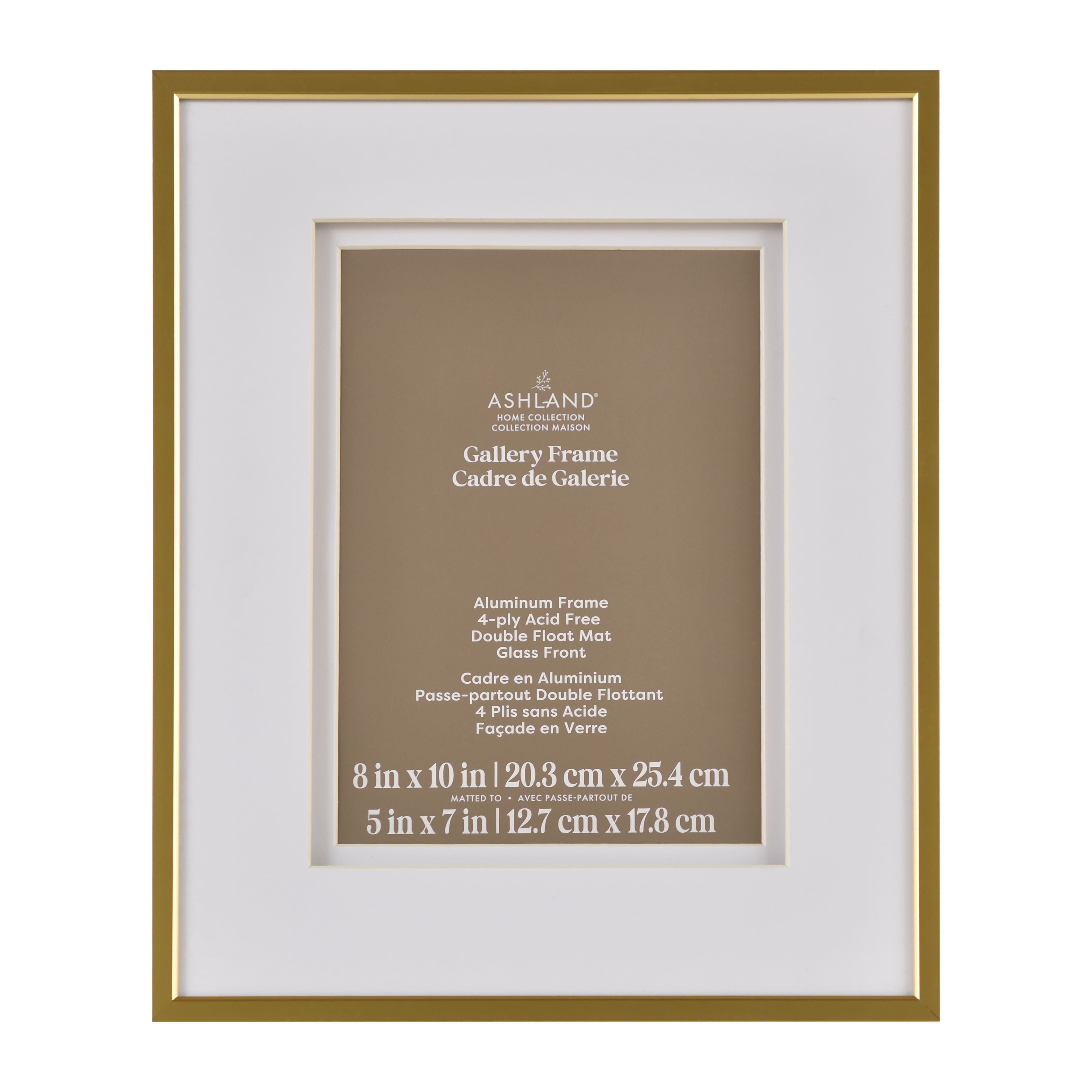 Home Metallic Double Matted Aluminum Gallery Frame by Ashland