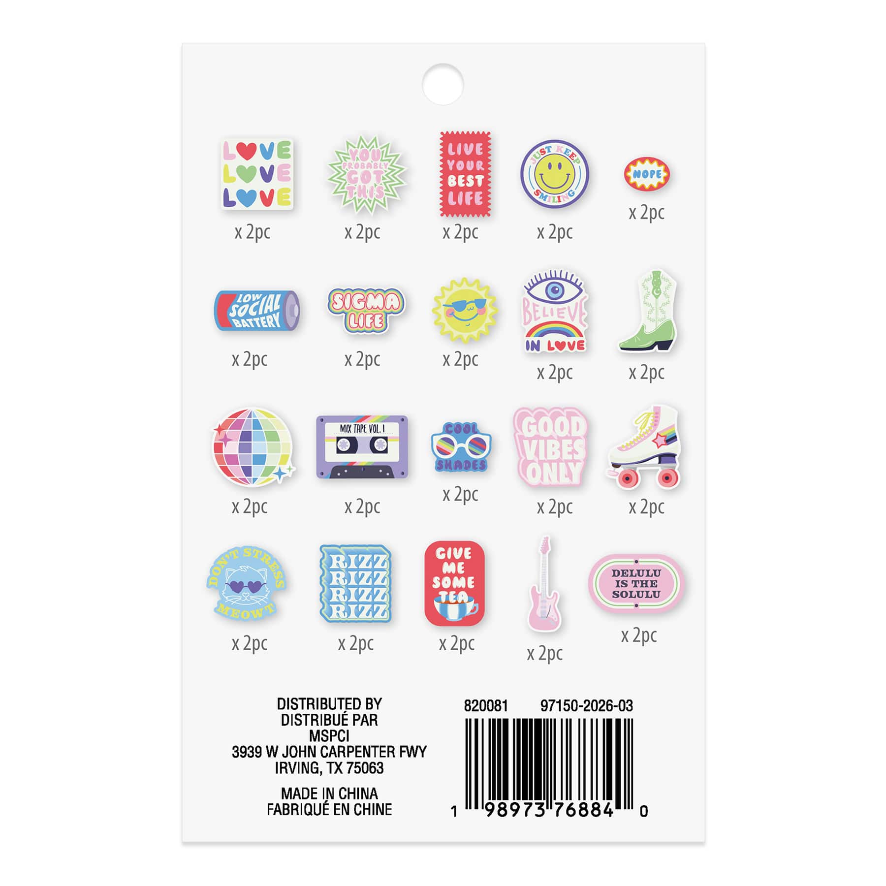 Teen Pop Vinyl Die Cut Stickers by Recollections™