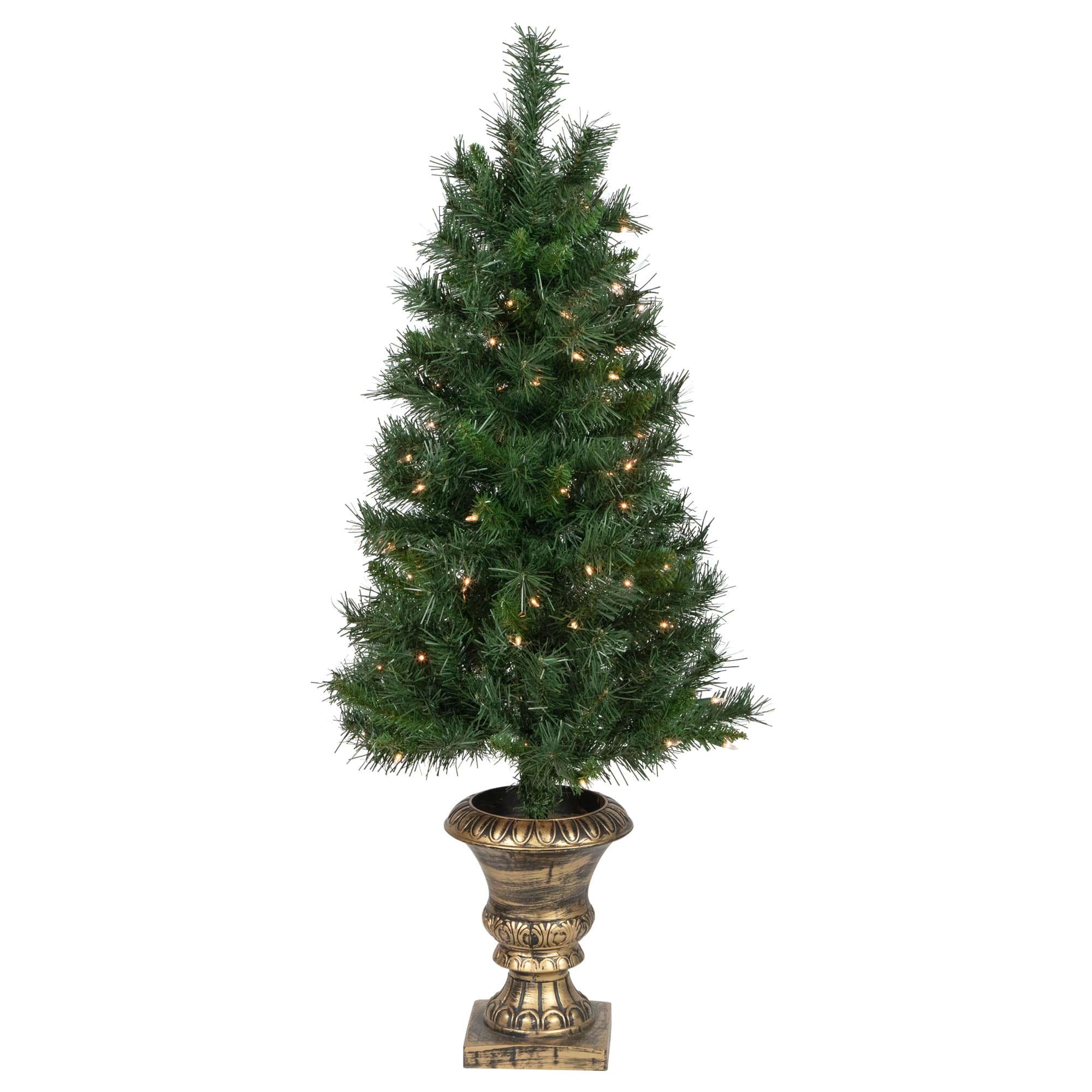 5-Piece Pre-Lit Norwich Pine Artificial Christmas Entryway Set