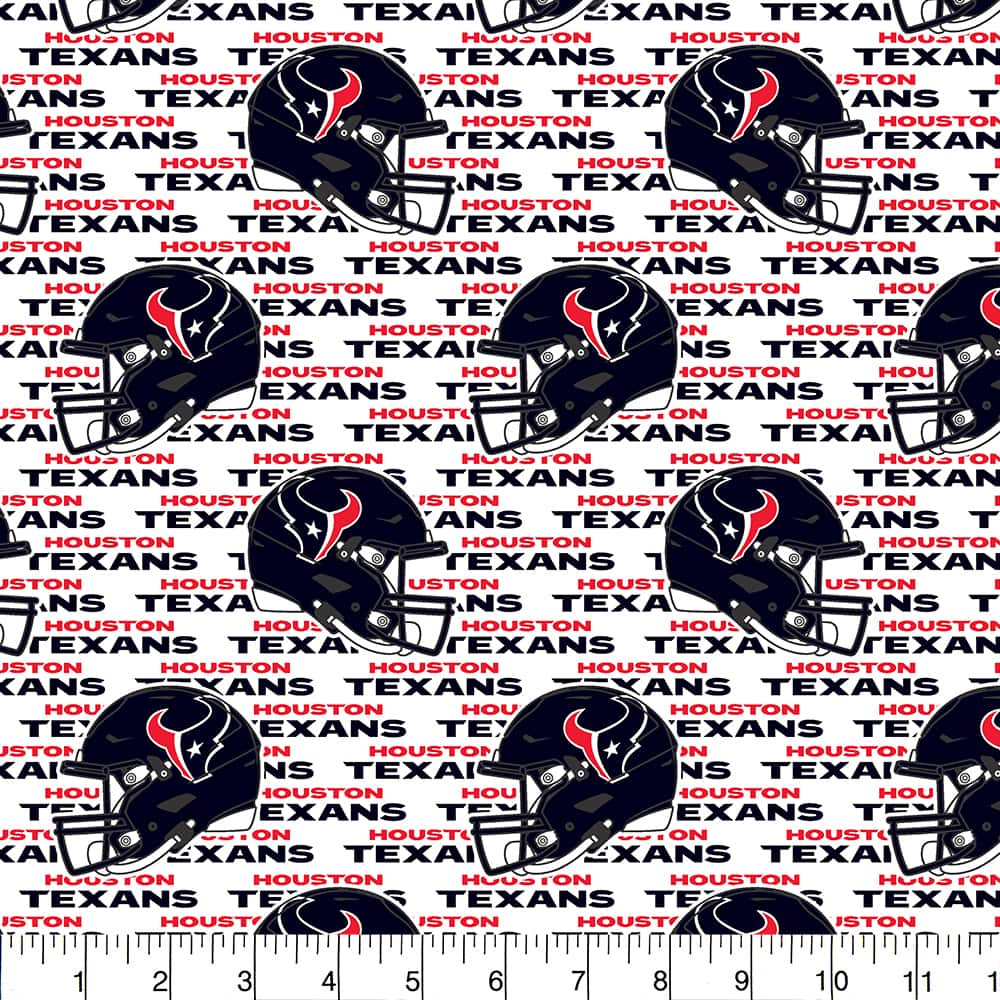 NFL Houston Texans Logo Cotton Fabric