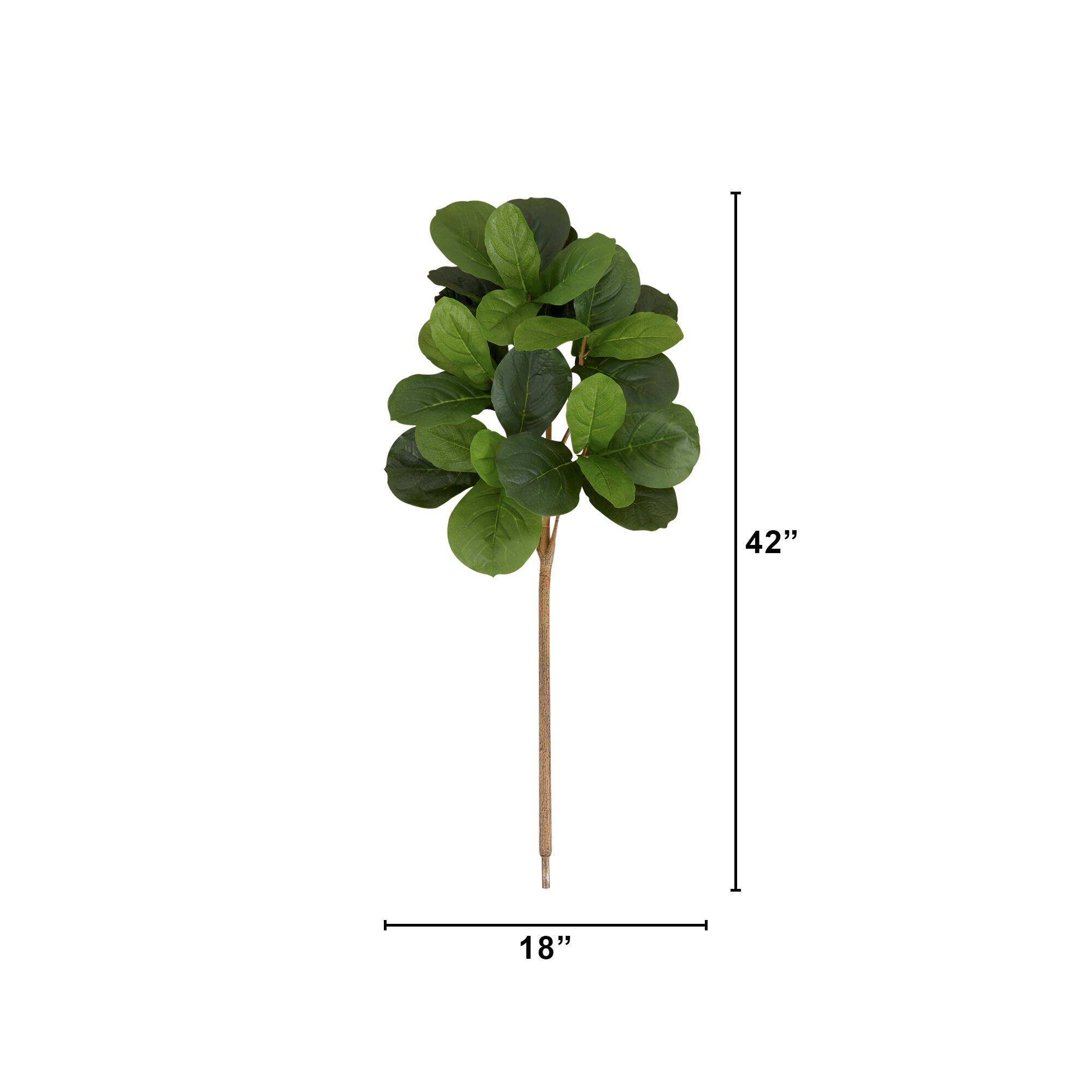 3.5ft. Artificial Fiddle Leaf Fig Tree Set