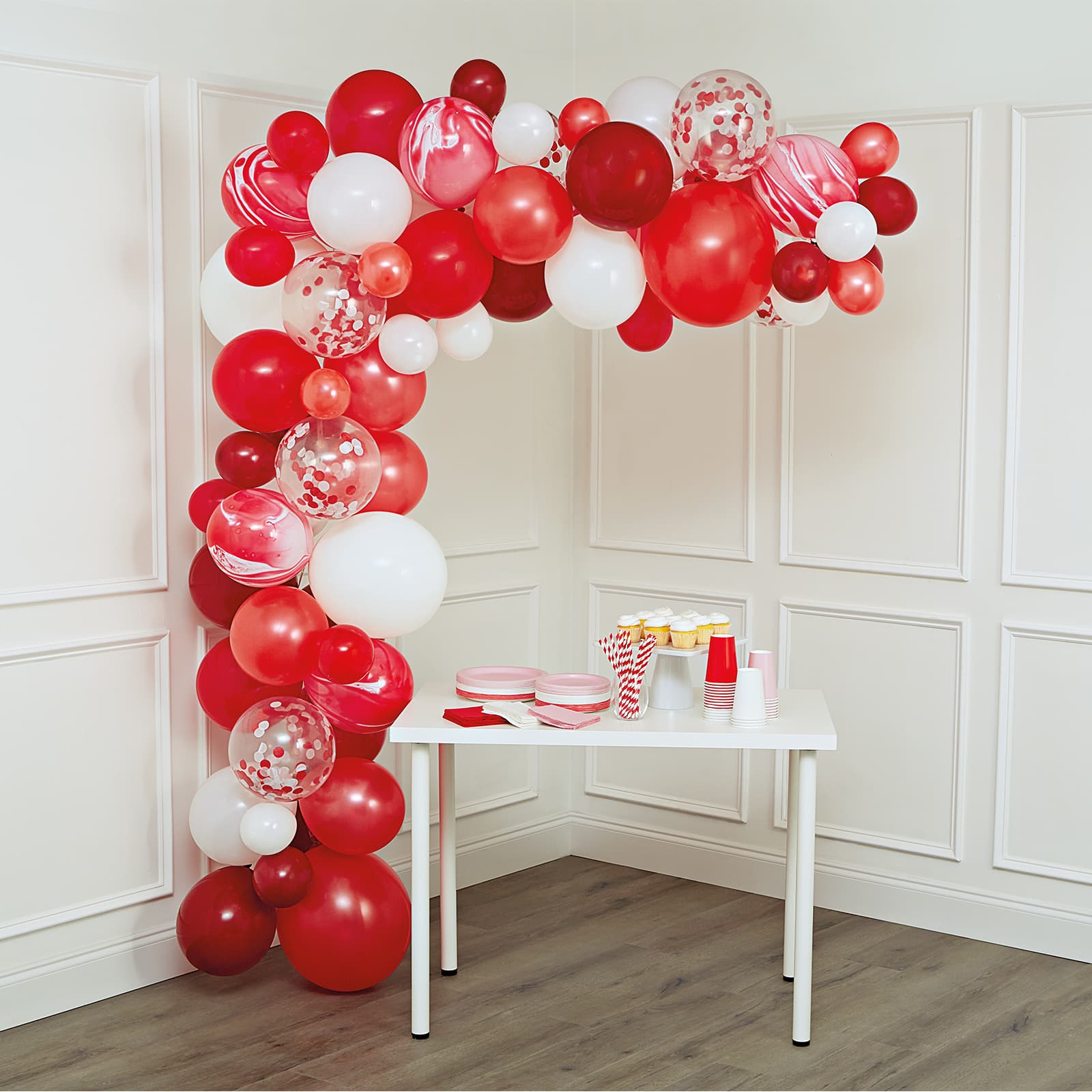 6 Pack: 10ft. Red Garland Balloon Kit by Celebrate It™