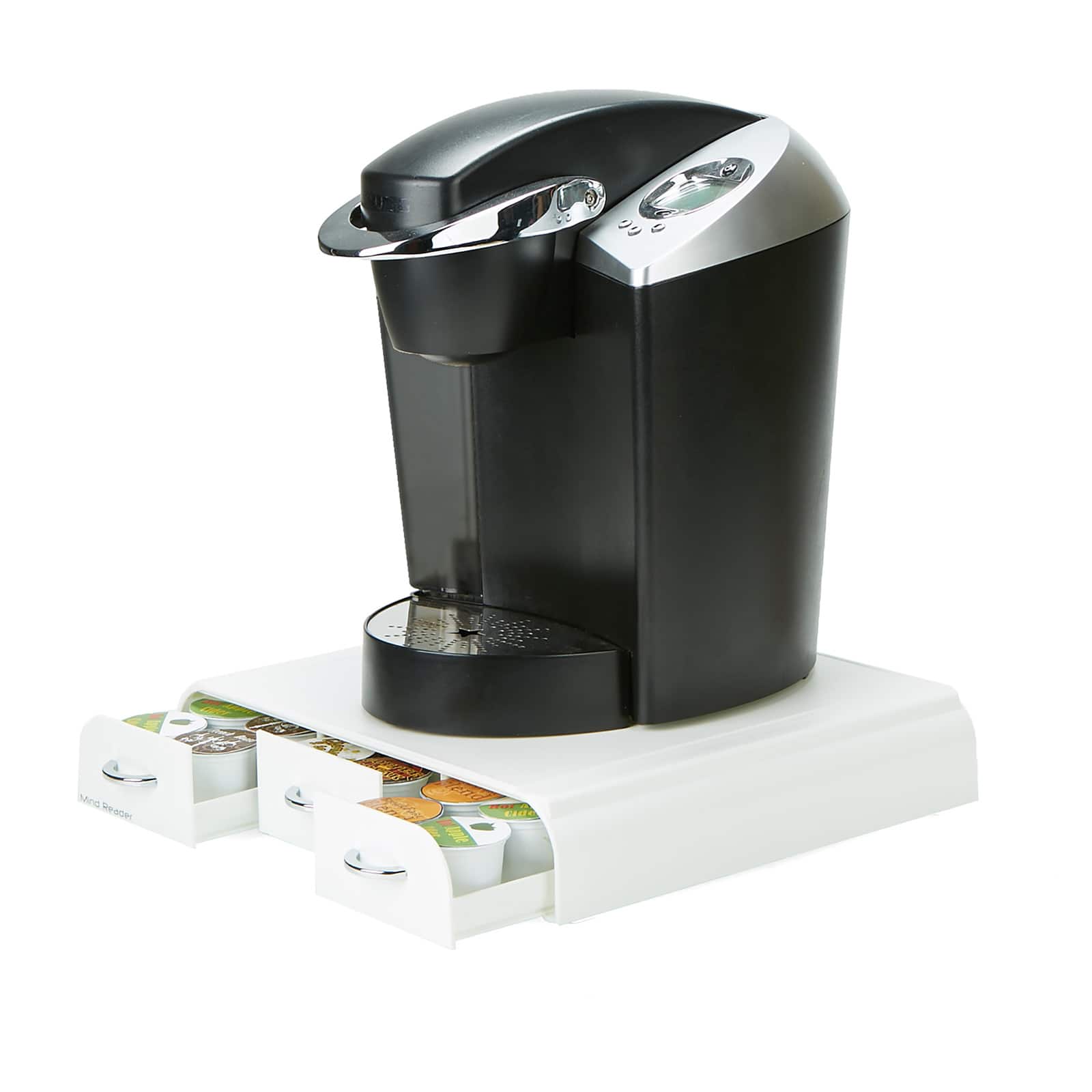 Mind Reader White 36 Capacity 'Anchor' Triple Drawer Single Serve Coffee Pod Holder