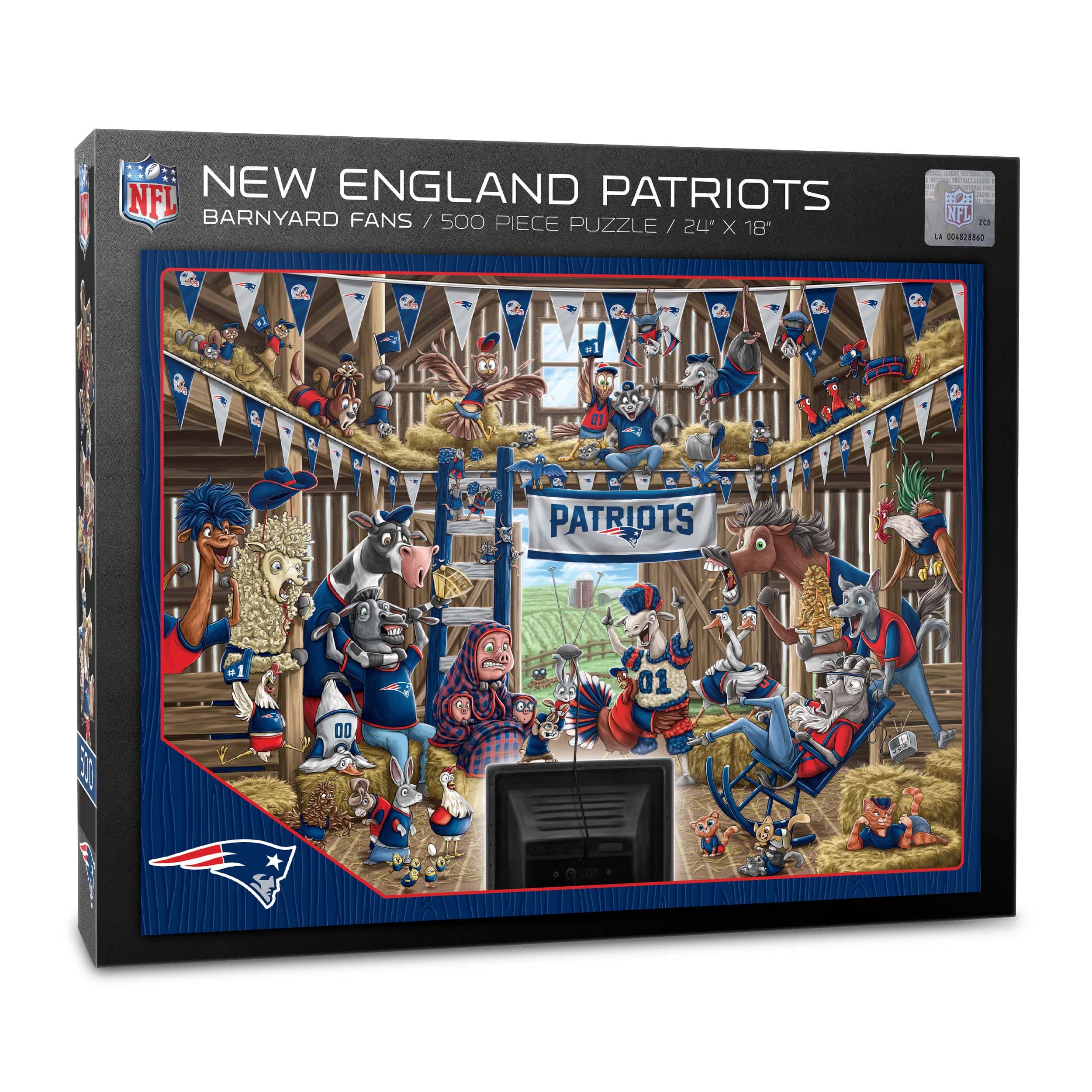 NFL Barnyard Fans 500 Piece Puzzle By Youthefan in New England Patriots | 18" x 24" | Michaels®