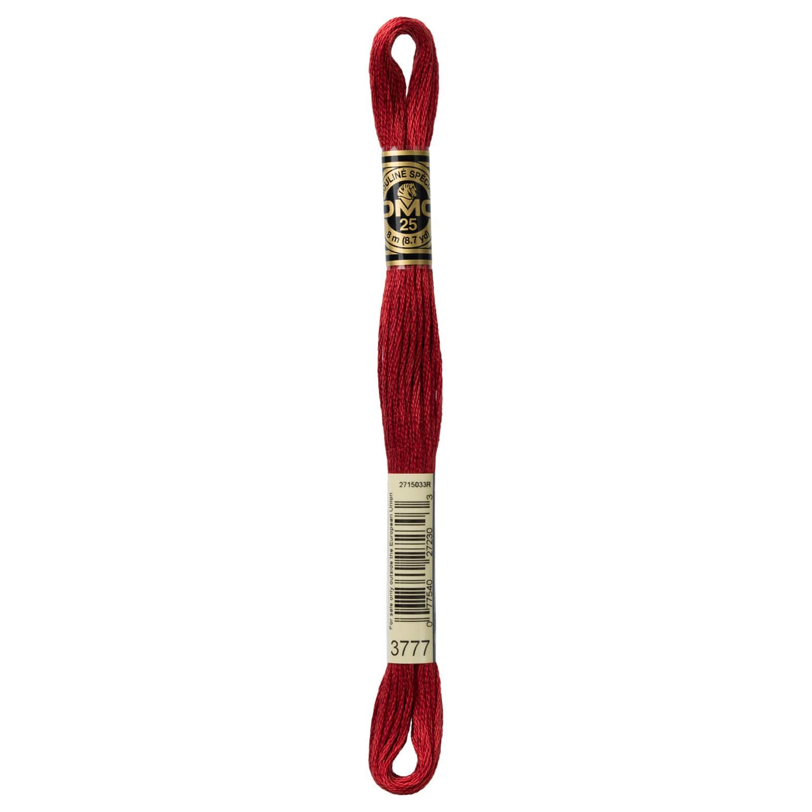 DMC® 117 6 Strand Cotton Embroidery Floss, Red, Color: 3777 VY DK