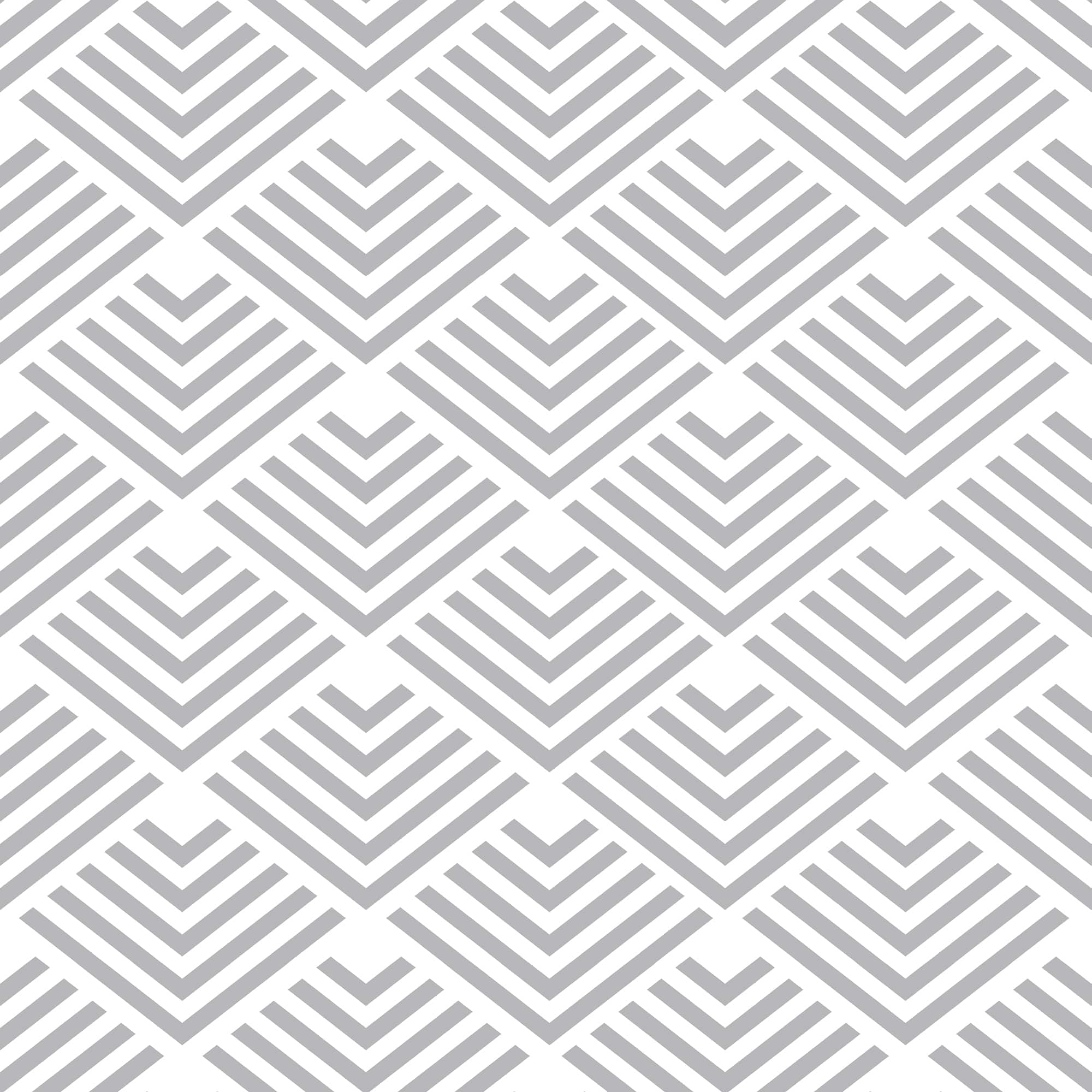 Designs Direct Geometric Chevron Diamond Peel & Stick Wallpaper