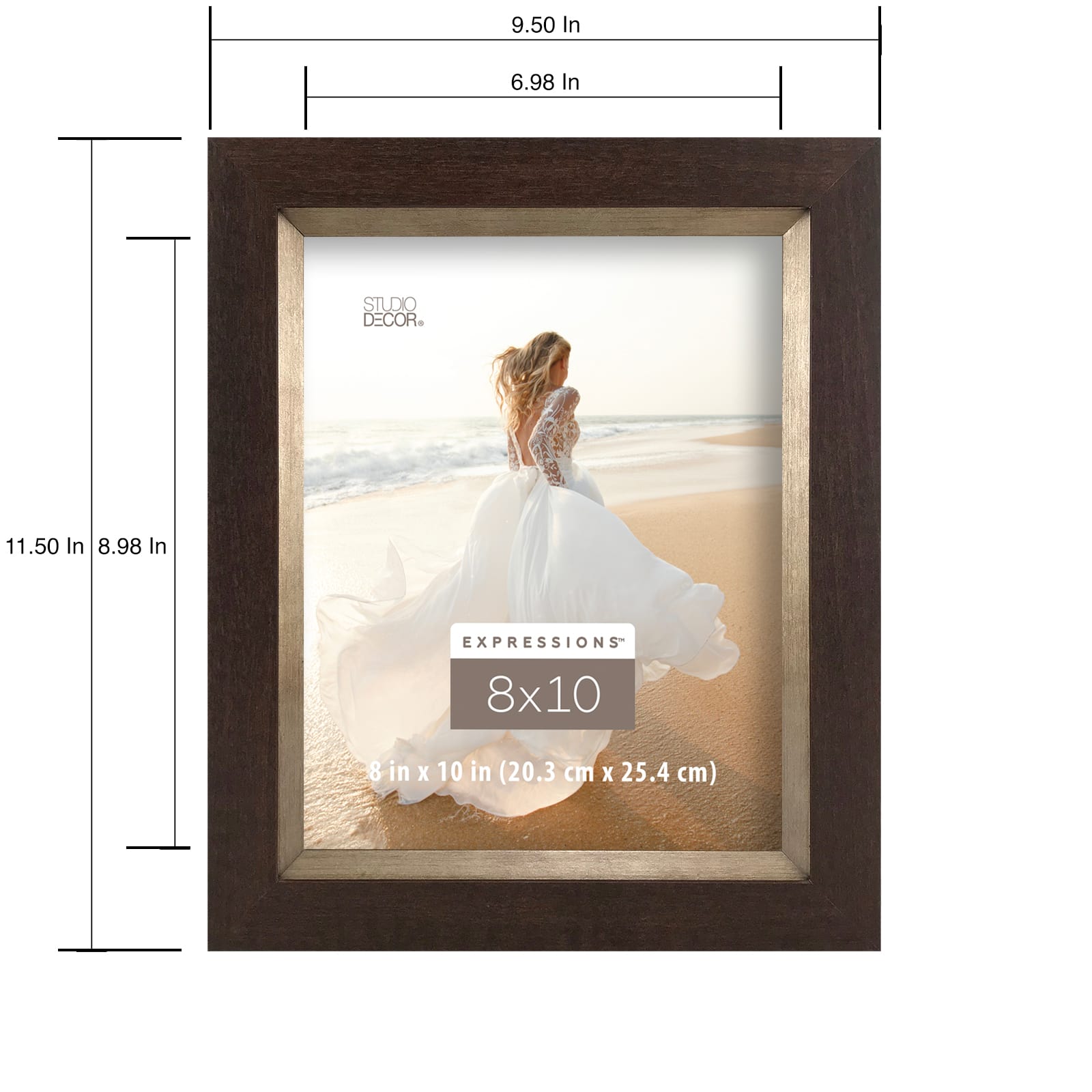 Expressions™ Madeline Brass Frame by Studio Décor®