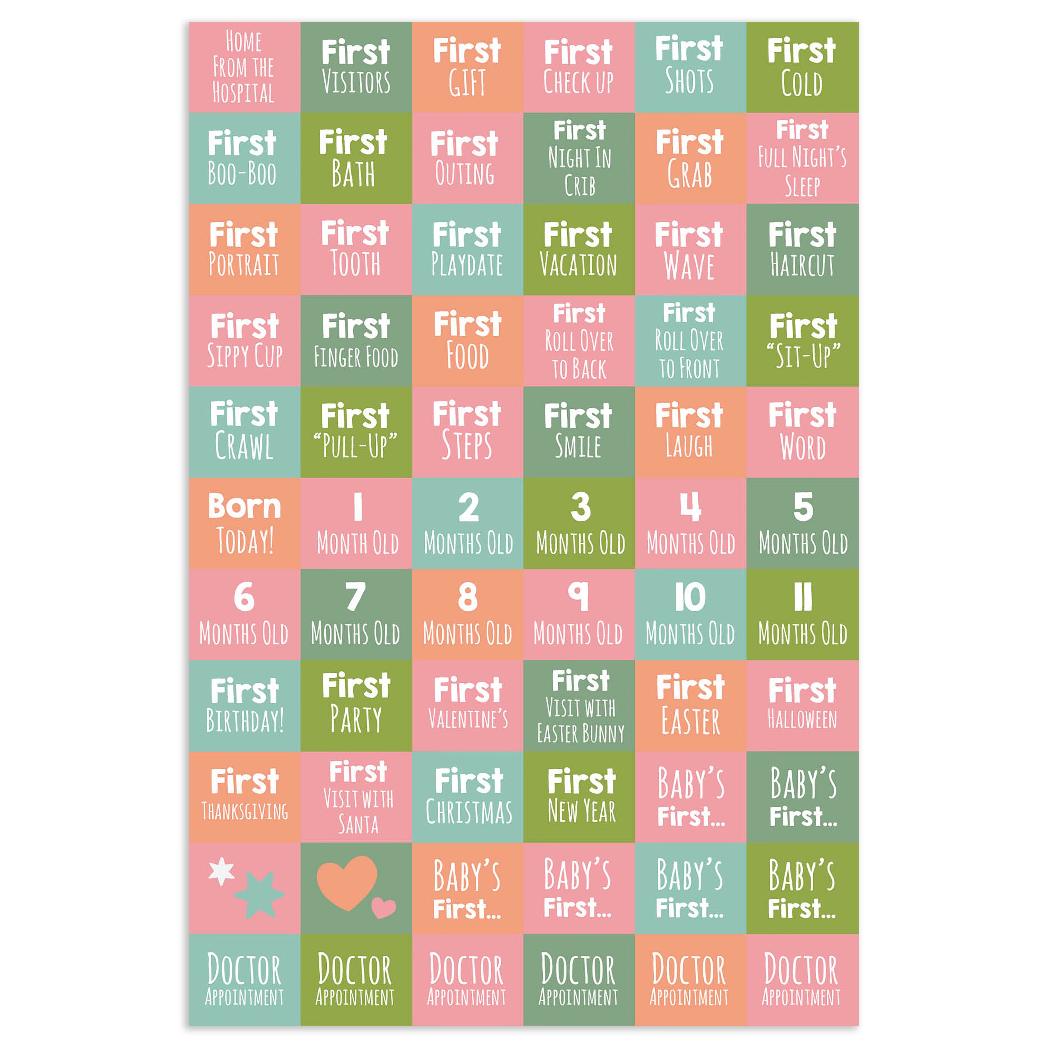 TF Publishing Baby's First Year Undated Keepsake Wall Calendar