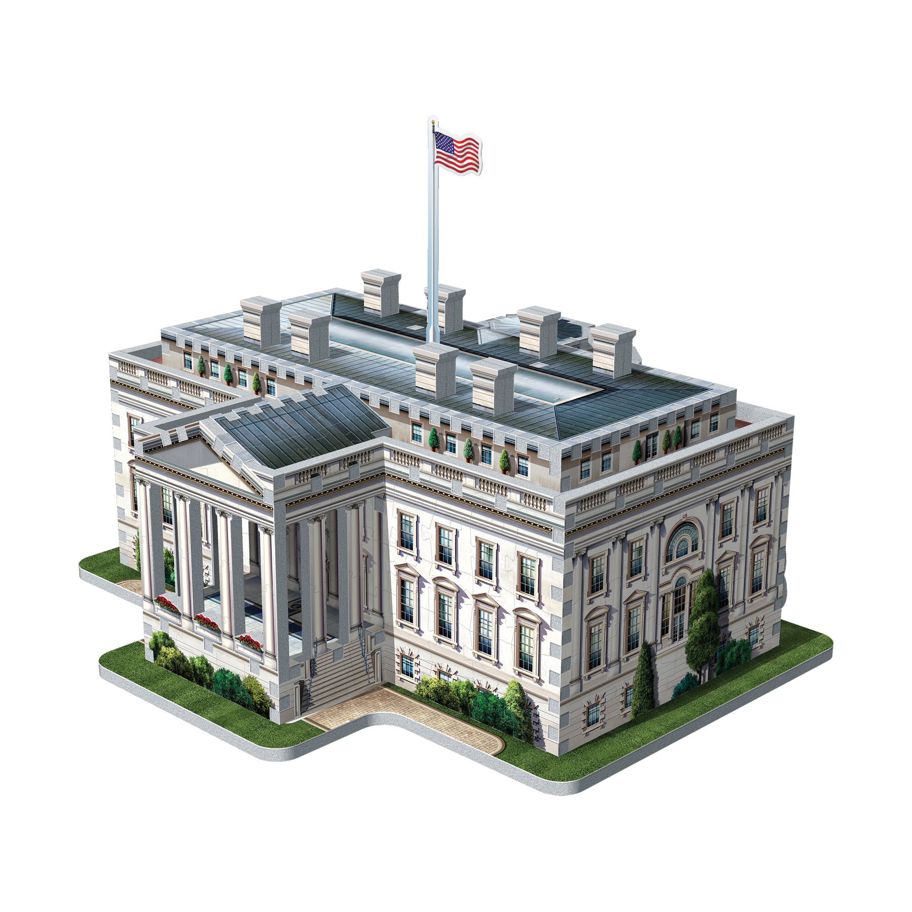 Wrebbit 3D Puzzle™ The White House 490 Piece Puzzle