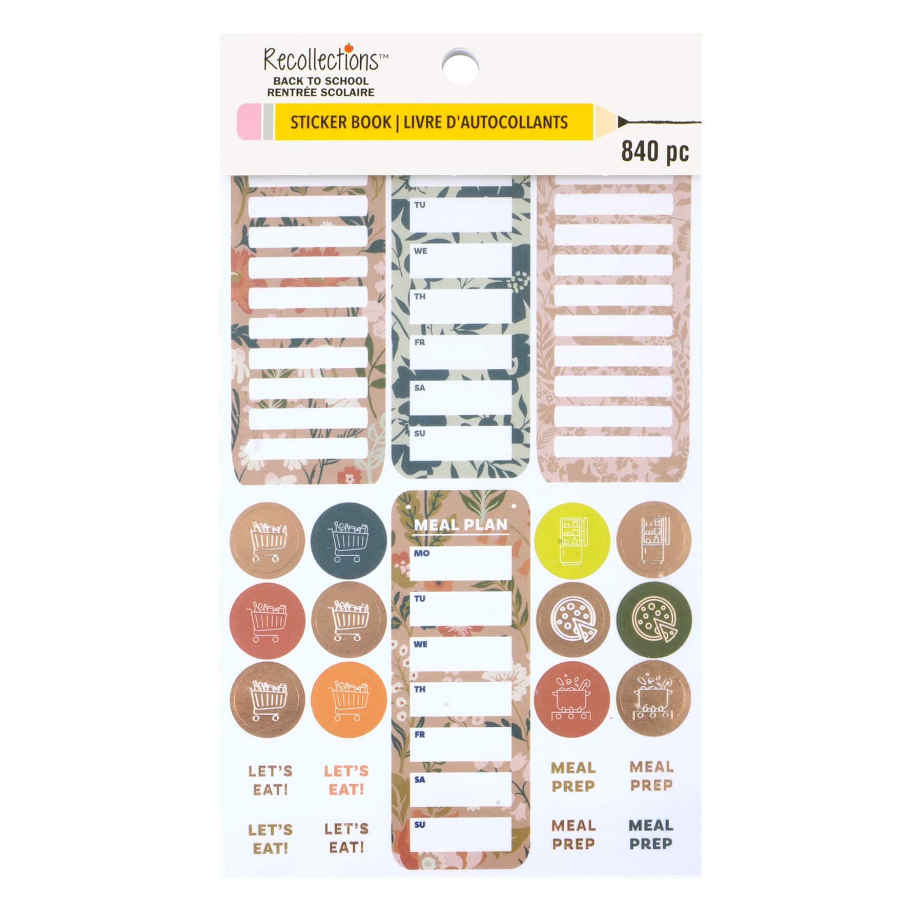 Back to School Floral Sticker Book by Recollections™