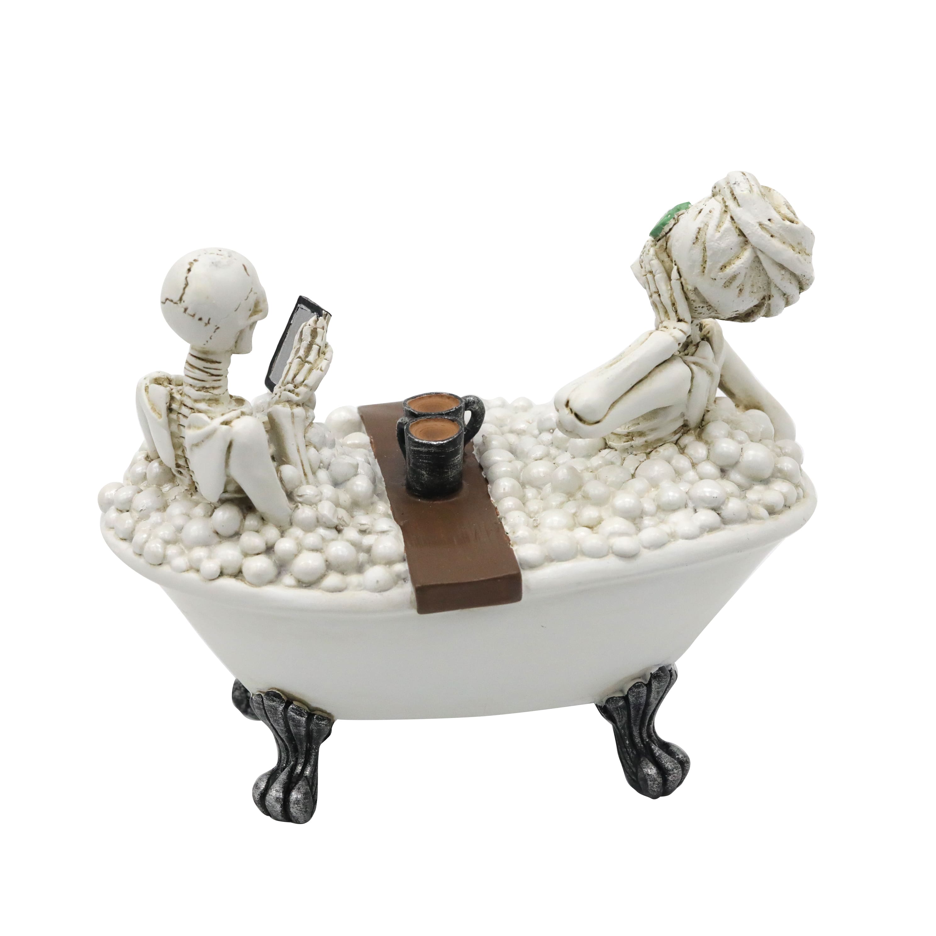 6.7" Skeletons with Bathtub Tabletop Décor by Ashland®