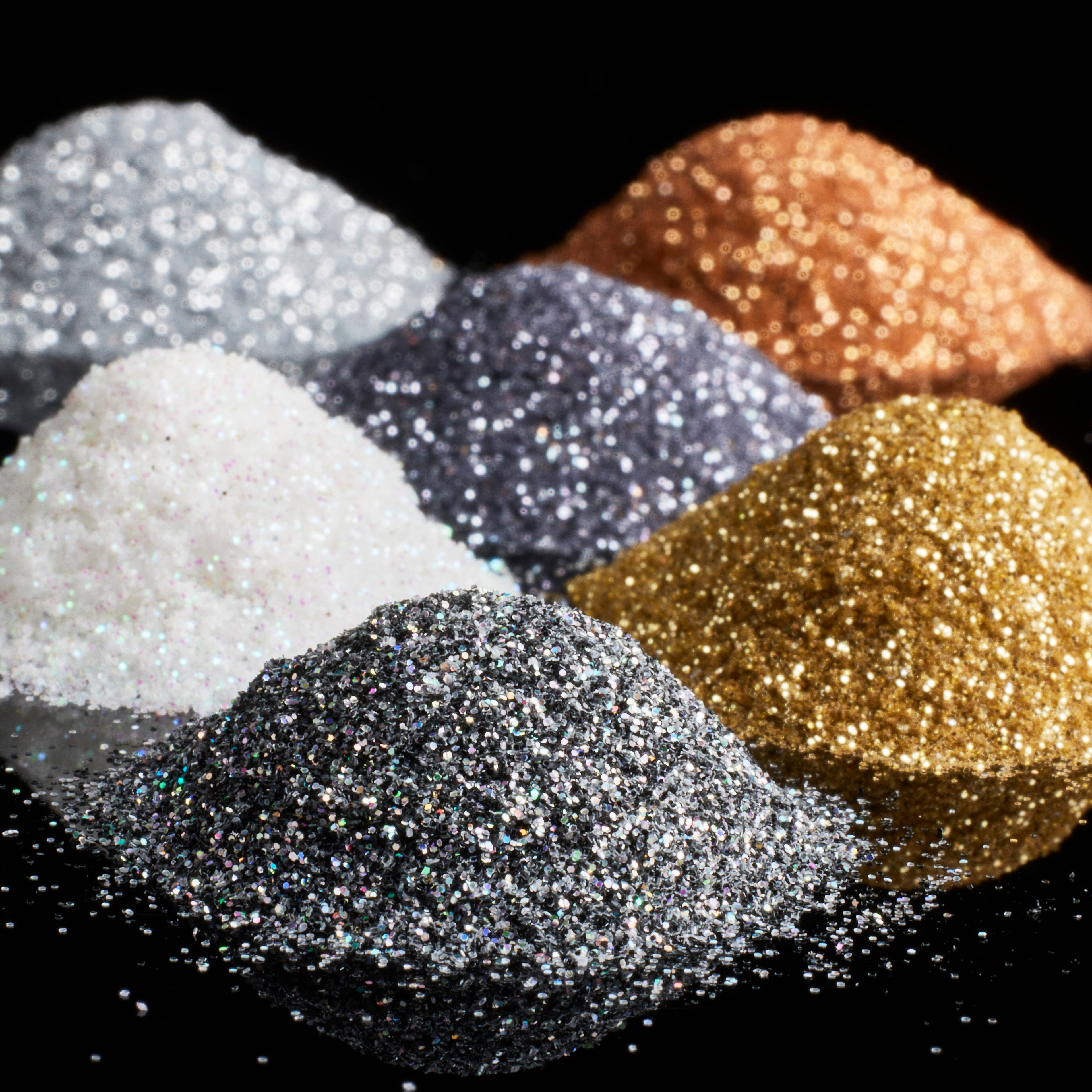 12 Pack: Signature™ Metallics Glitter Caddy by Recollections™