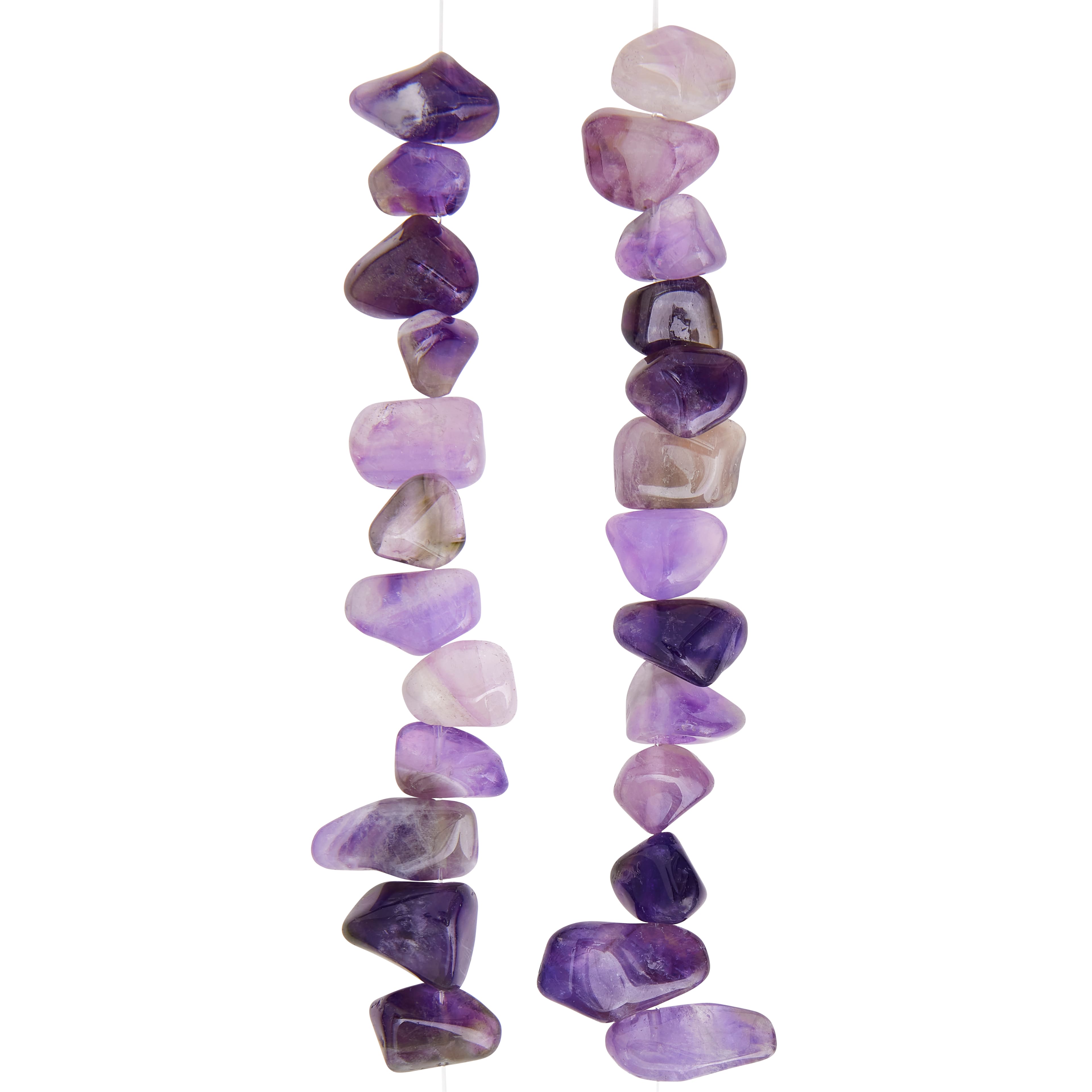 Amethyst Teardrop Stone Beads, 15mm by Bead Landing™